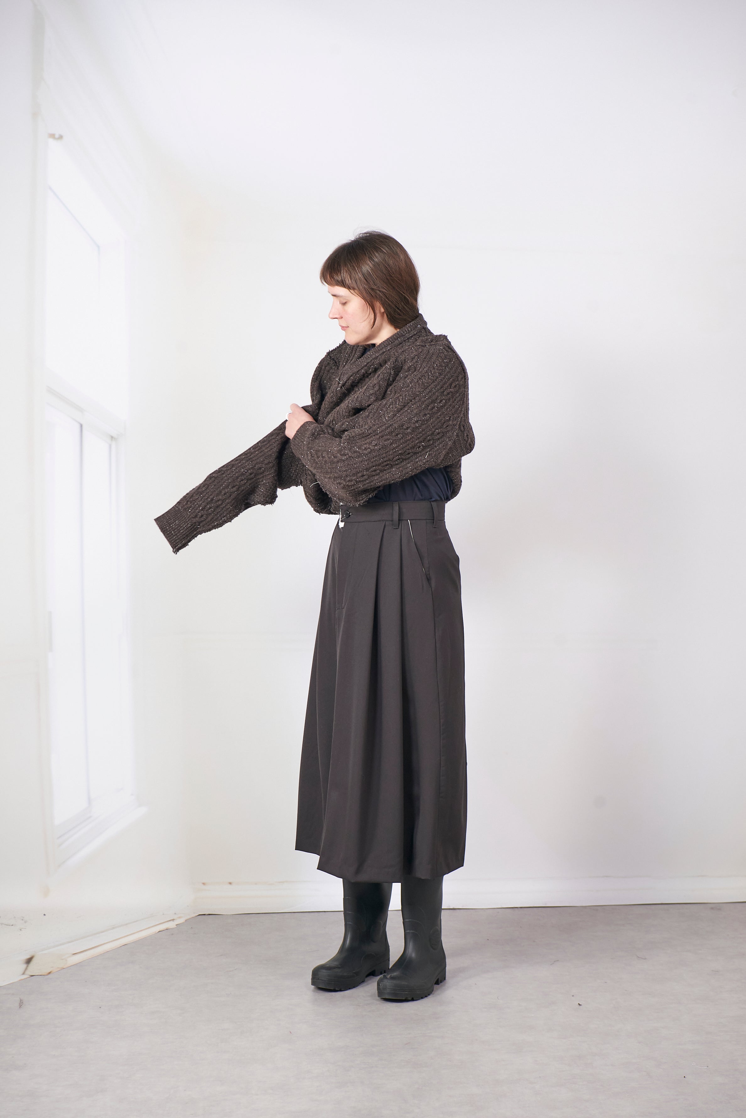 CF.20.07.03.01 SUIT PANTS SKIRT faded black