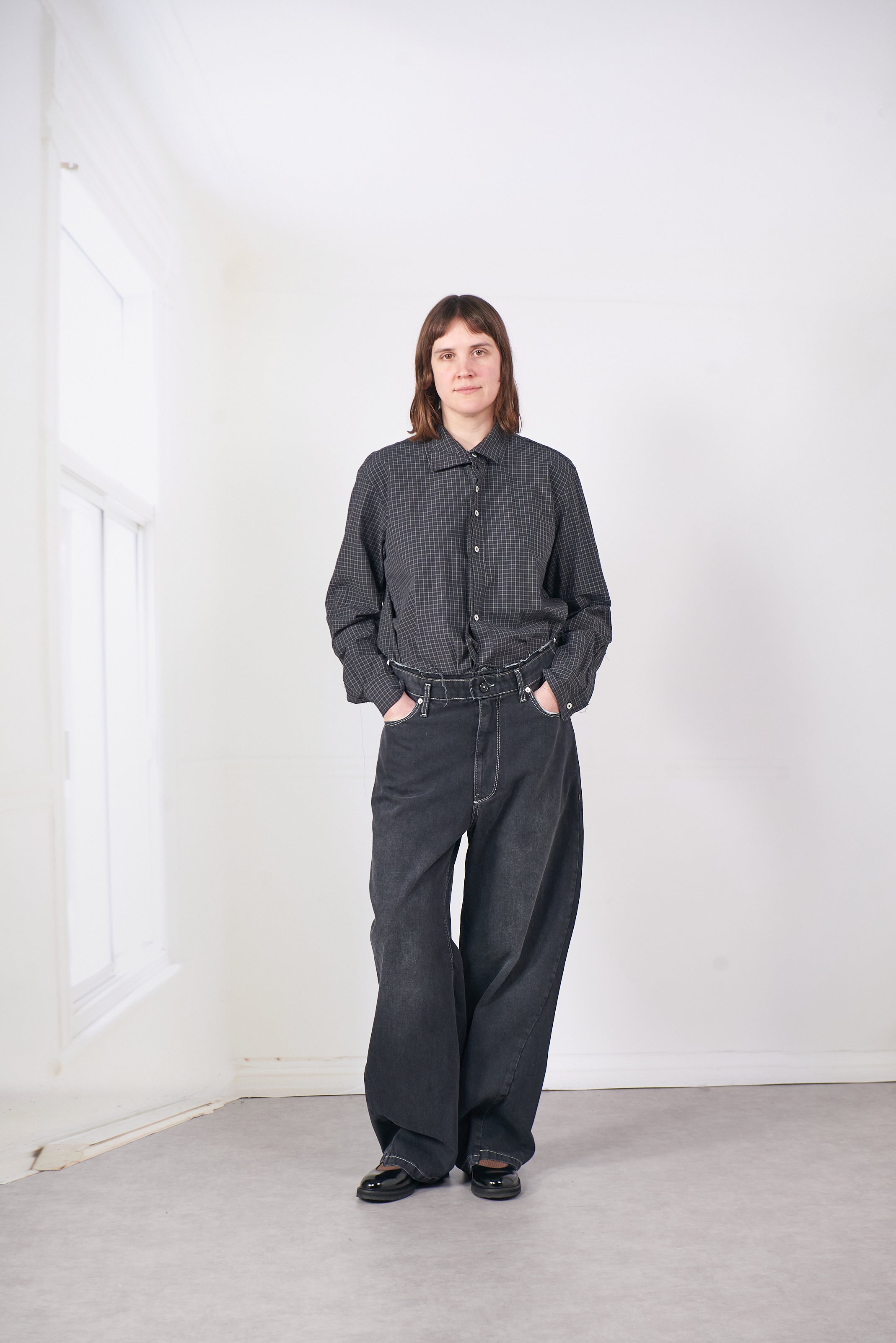 CF.20.04.02.02 FOLDED SHIRT black check