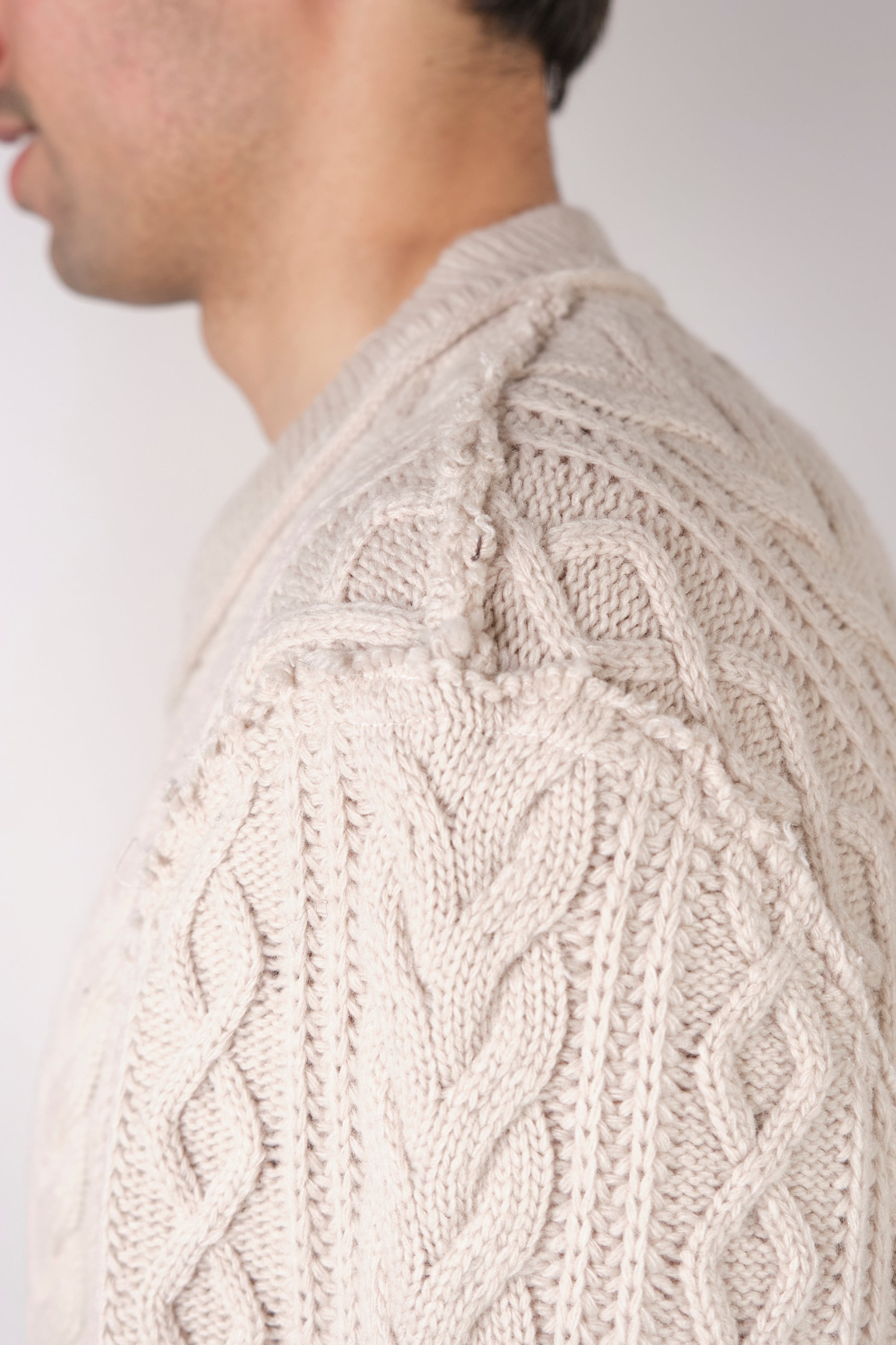 CF.20.03.02.01 FRANKENSTEIN CALBE KNIT off-white