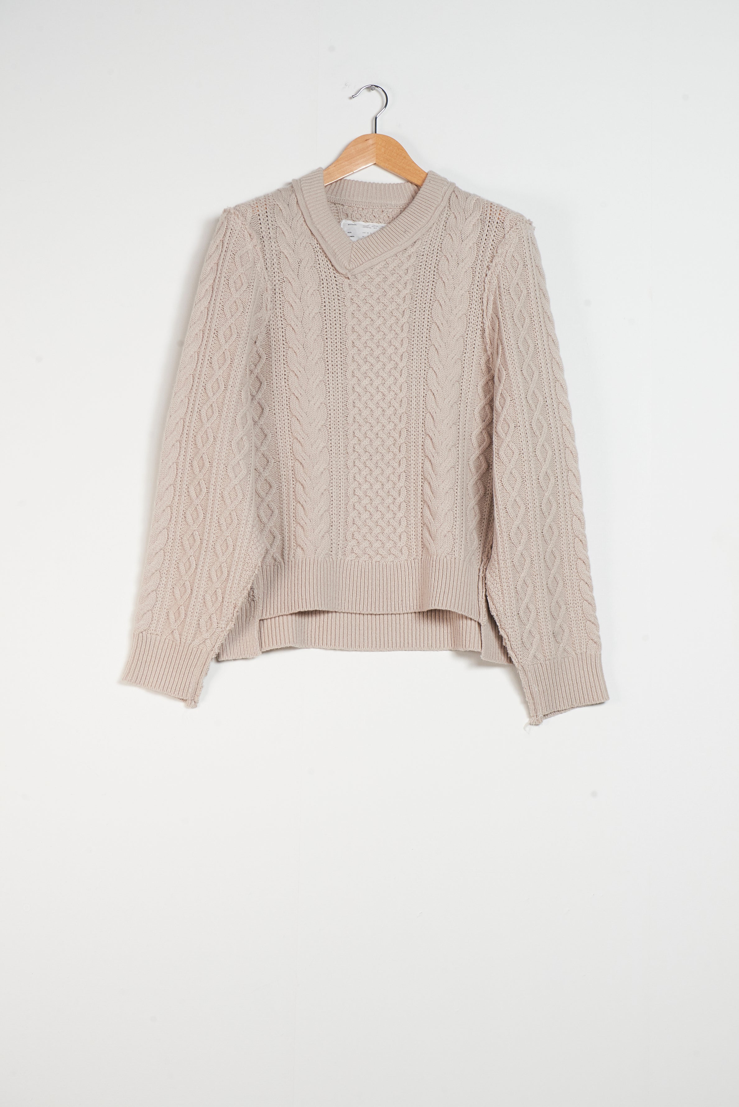 CF.20.03.02.01 FRANKENSTEIN CALBE KNIT off-white