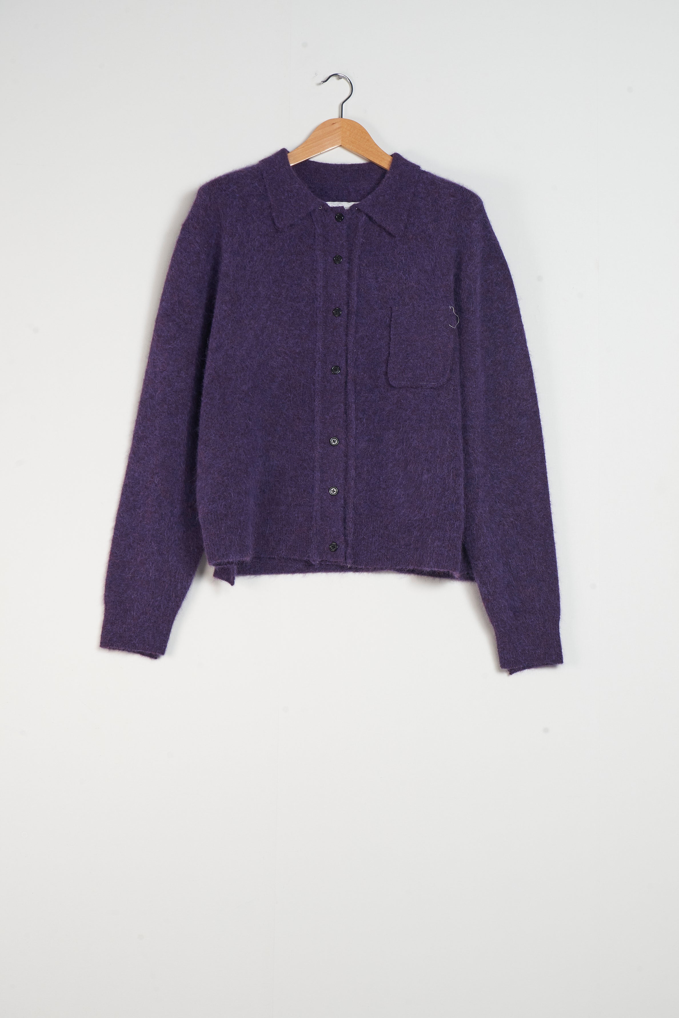 CF.20.03.04.01 HAIRY CARDIGAN purple