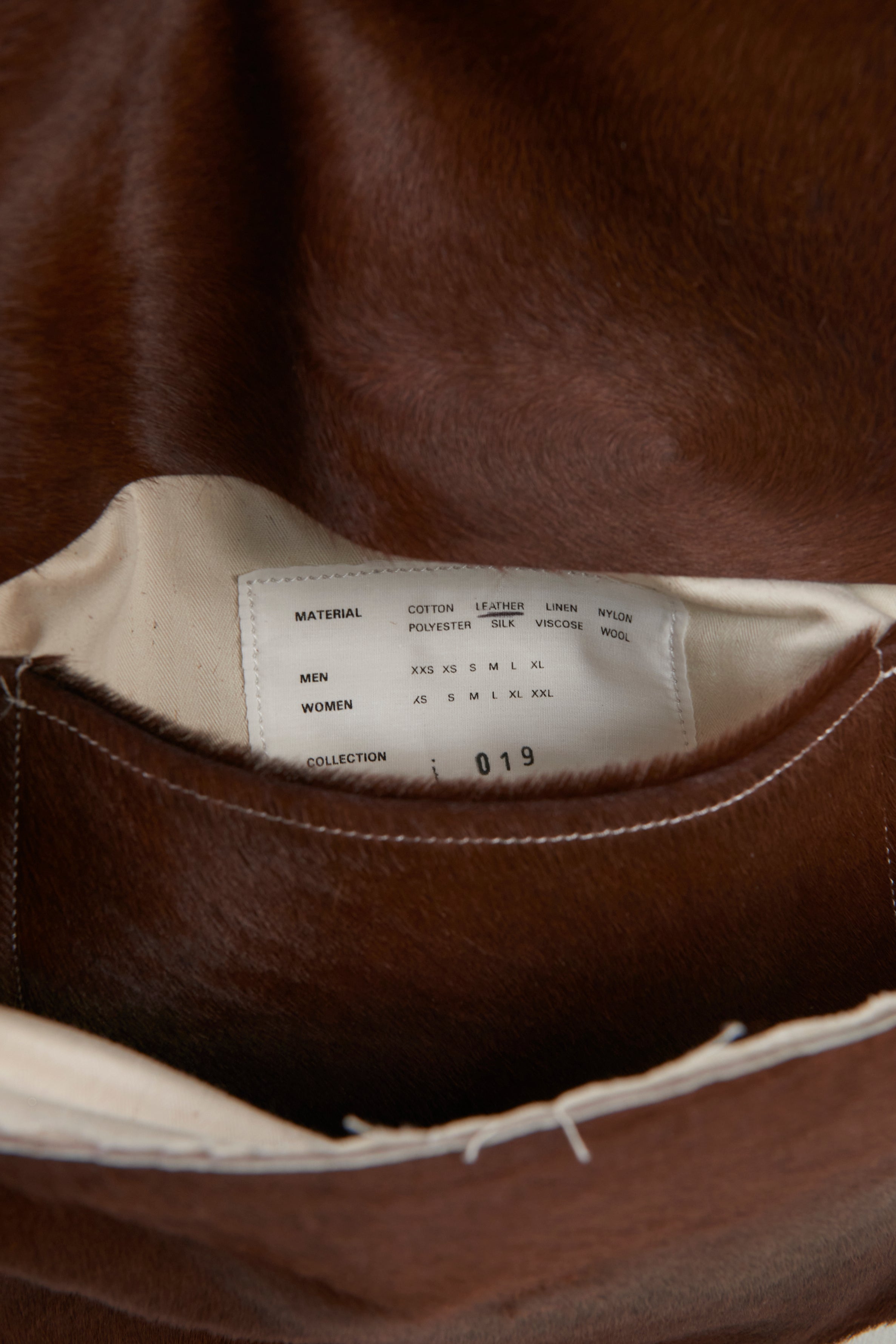 CF.20.11.04.02 SADDLE BAG brown pony hair