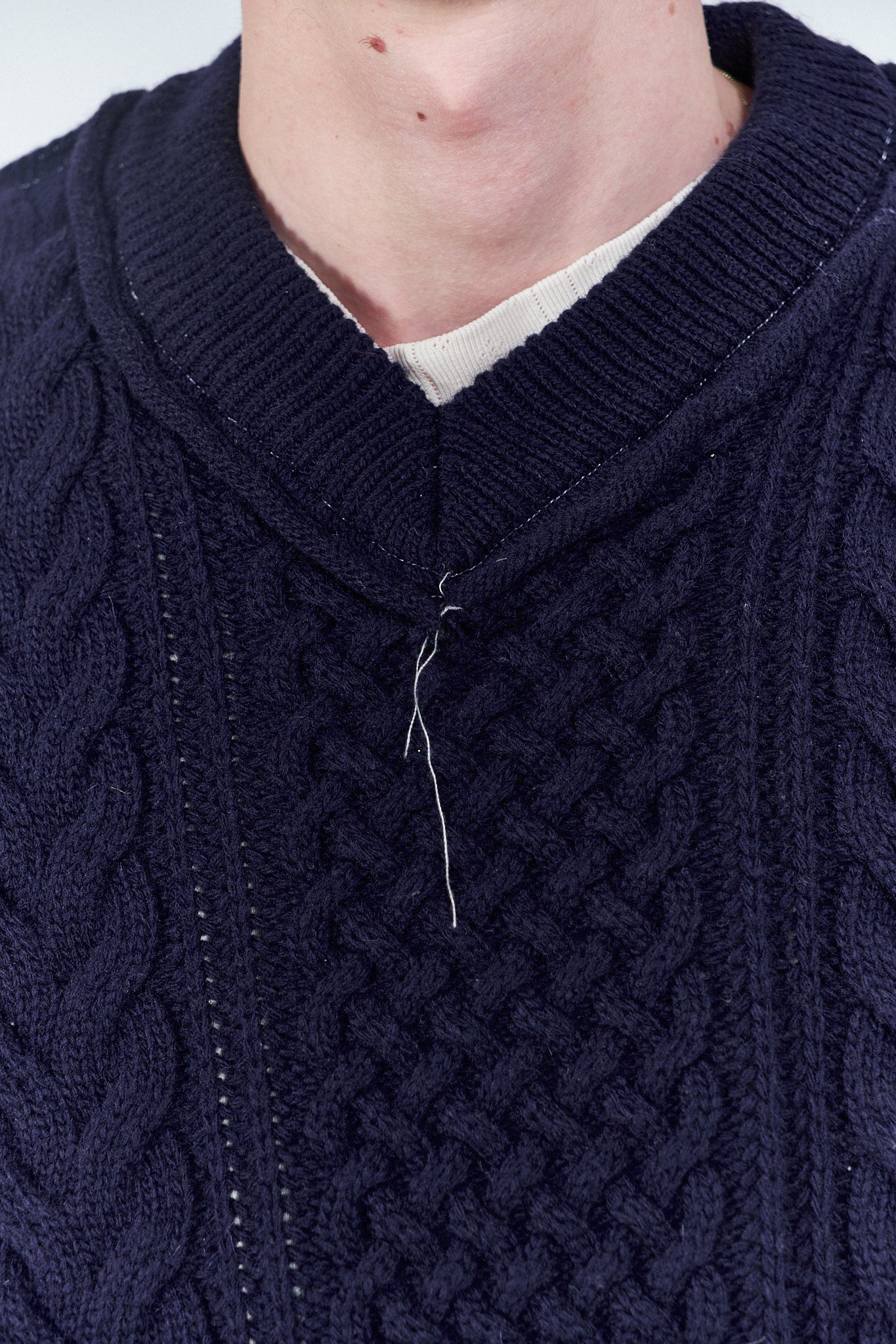 CF.20.03.02.01 FRANKENSTEIN CALBE KNIT navy