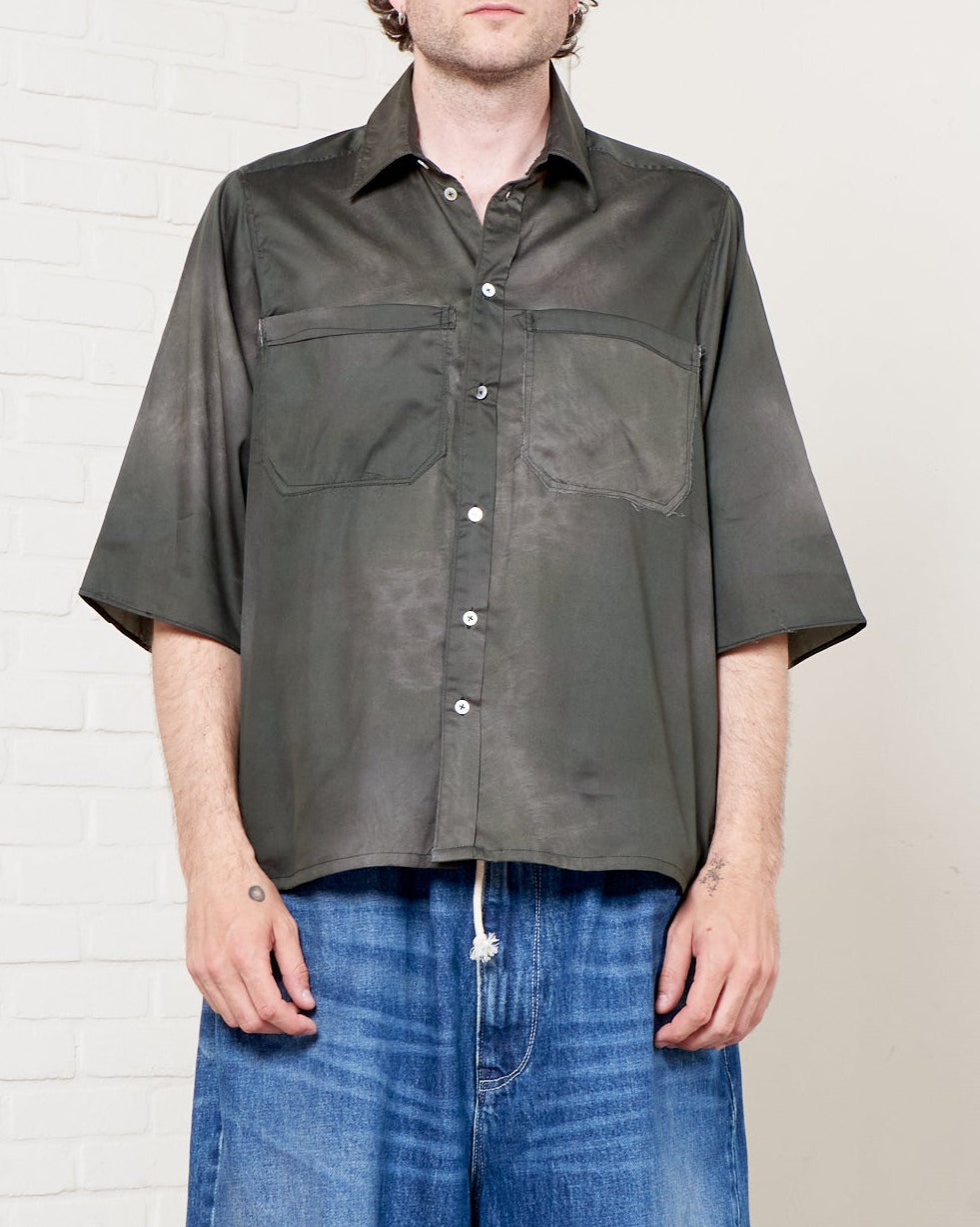 クリーニング済み！yonfa boxy slit shirt Short-sleeve Zandt Boxy Shirt - Green | Levi's® US