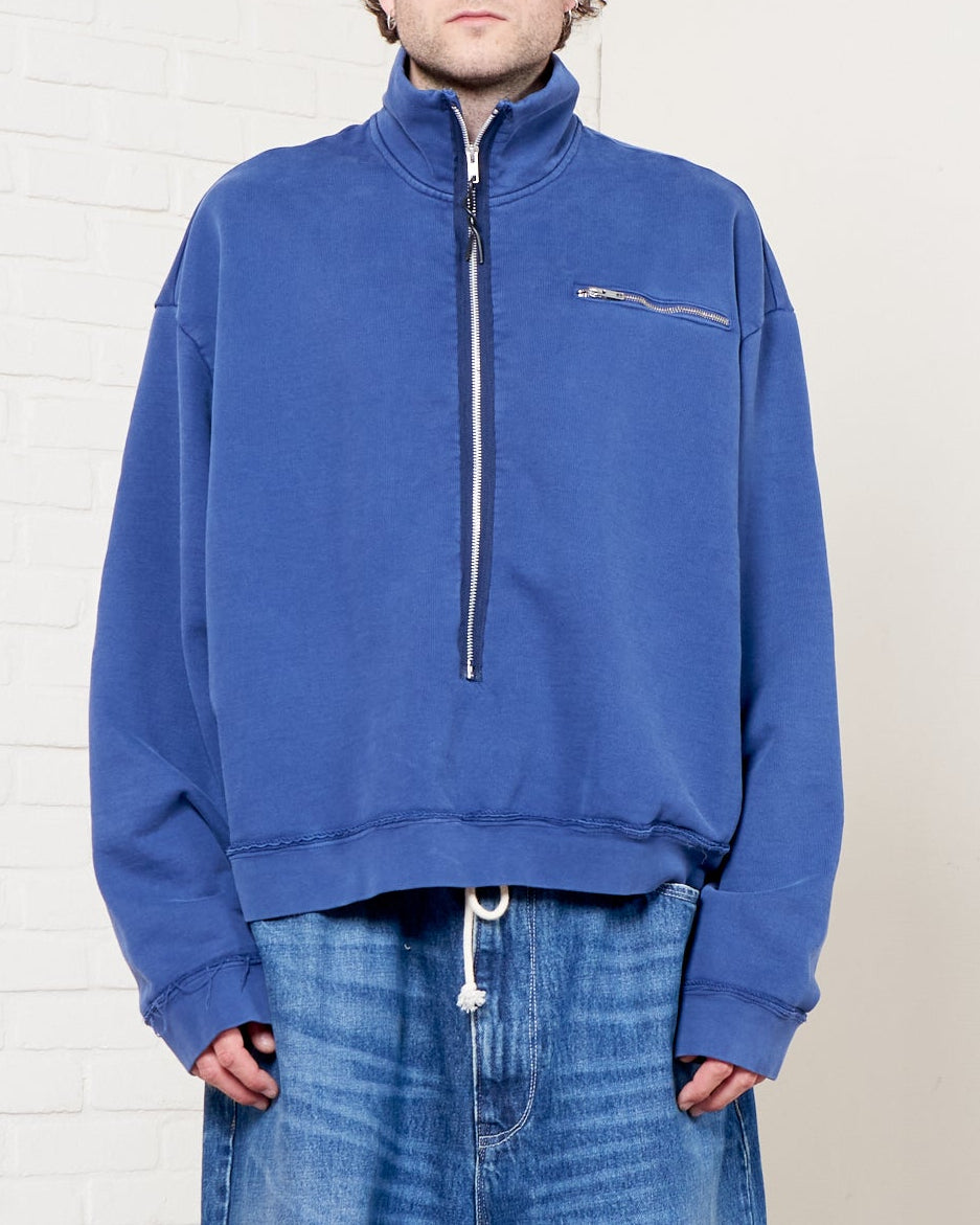 CF.21.02.03.02 HALF ZIP heavy sweat navy – Camiel Fortgens