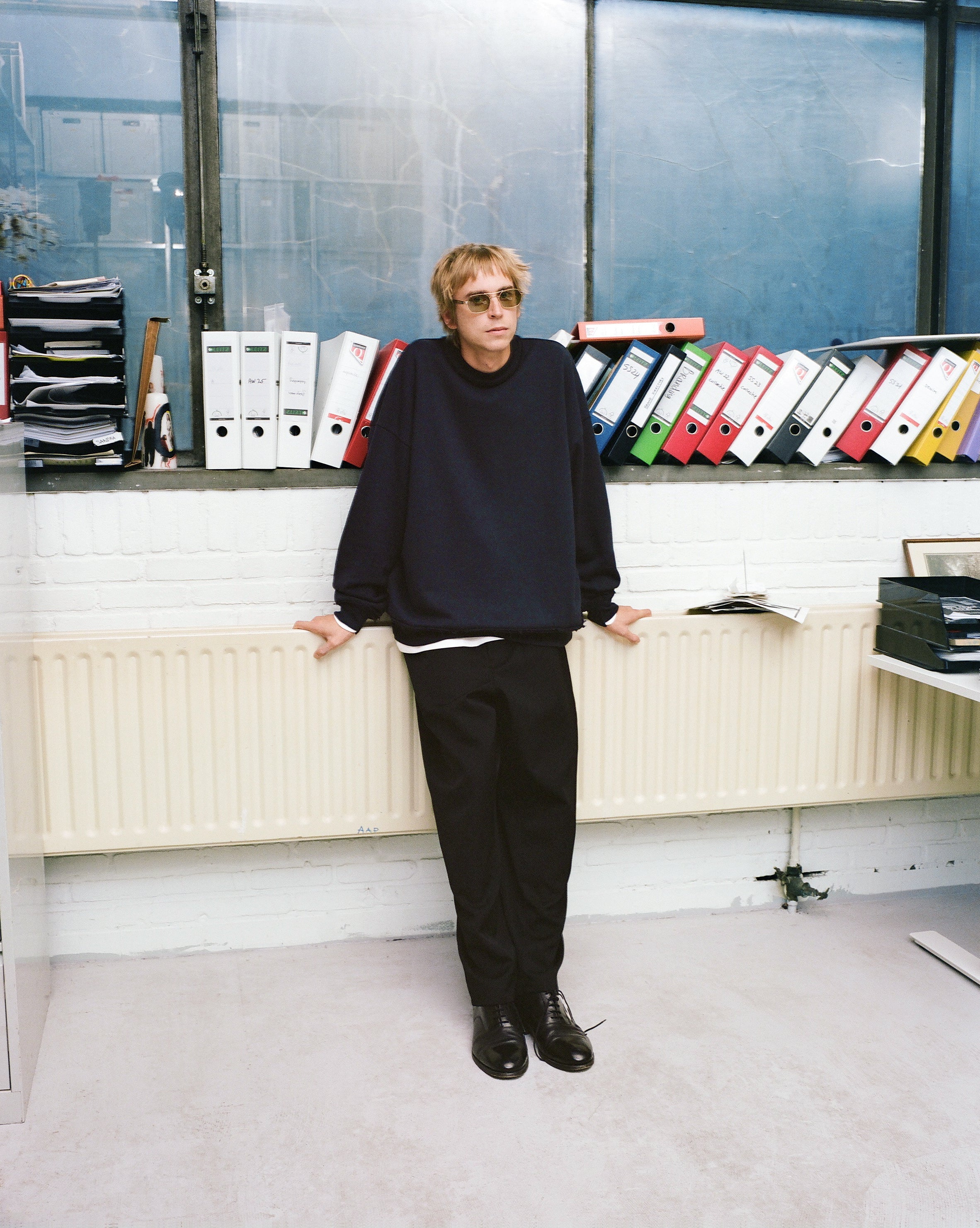 CF.GP Azuma Terry Crew Neck Sweat navy