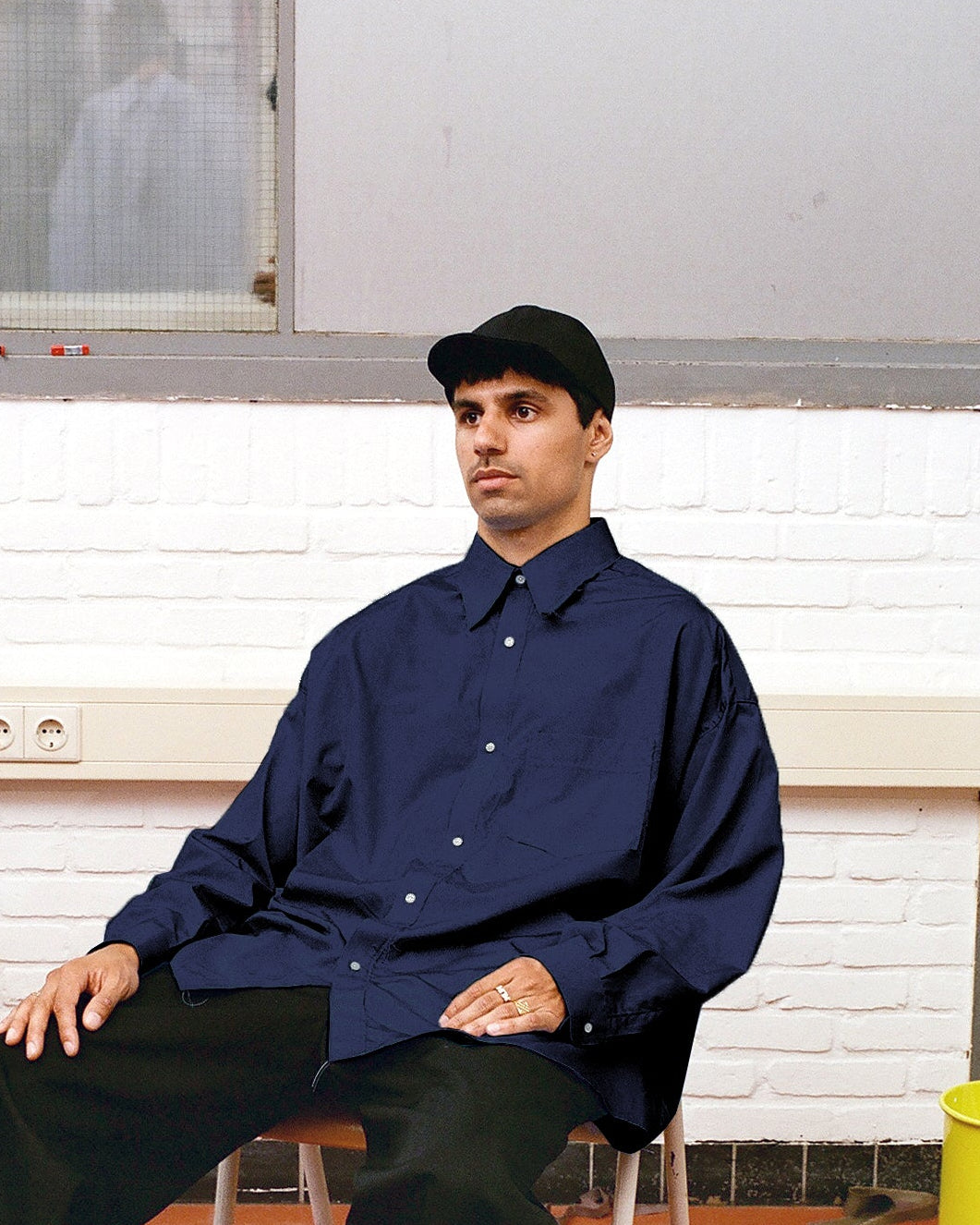 CF.GP Back Satin Gabardine 6 Panel Cap black – Camiel Fortgens
