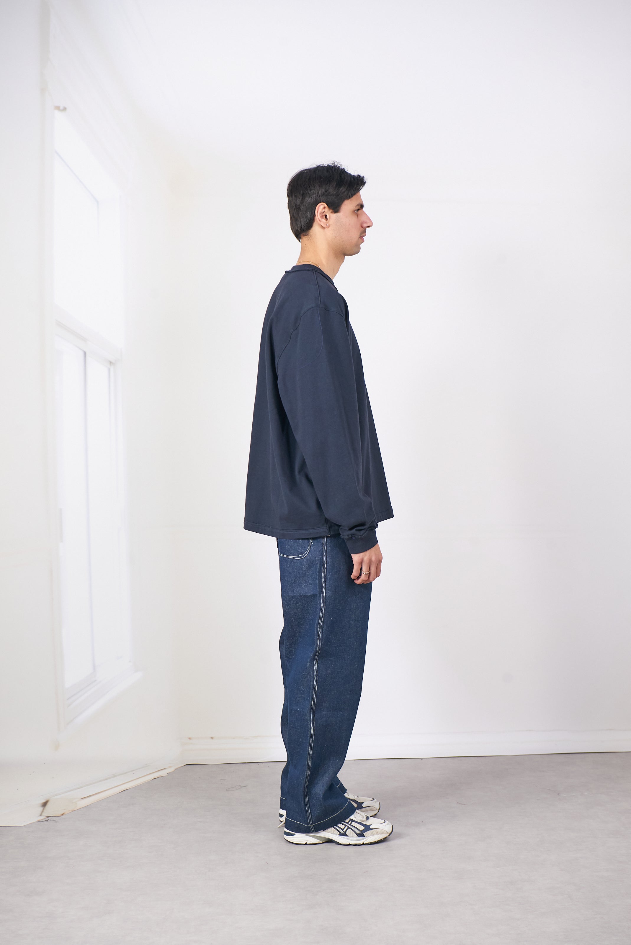 CF.20.01.02.01 BIG TEE LS NAVY – Camiel Fortgens