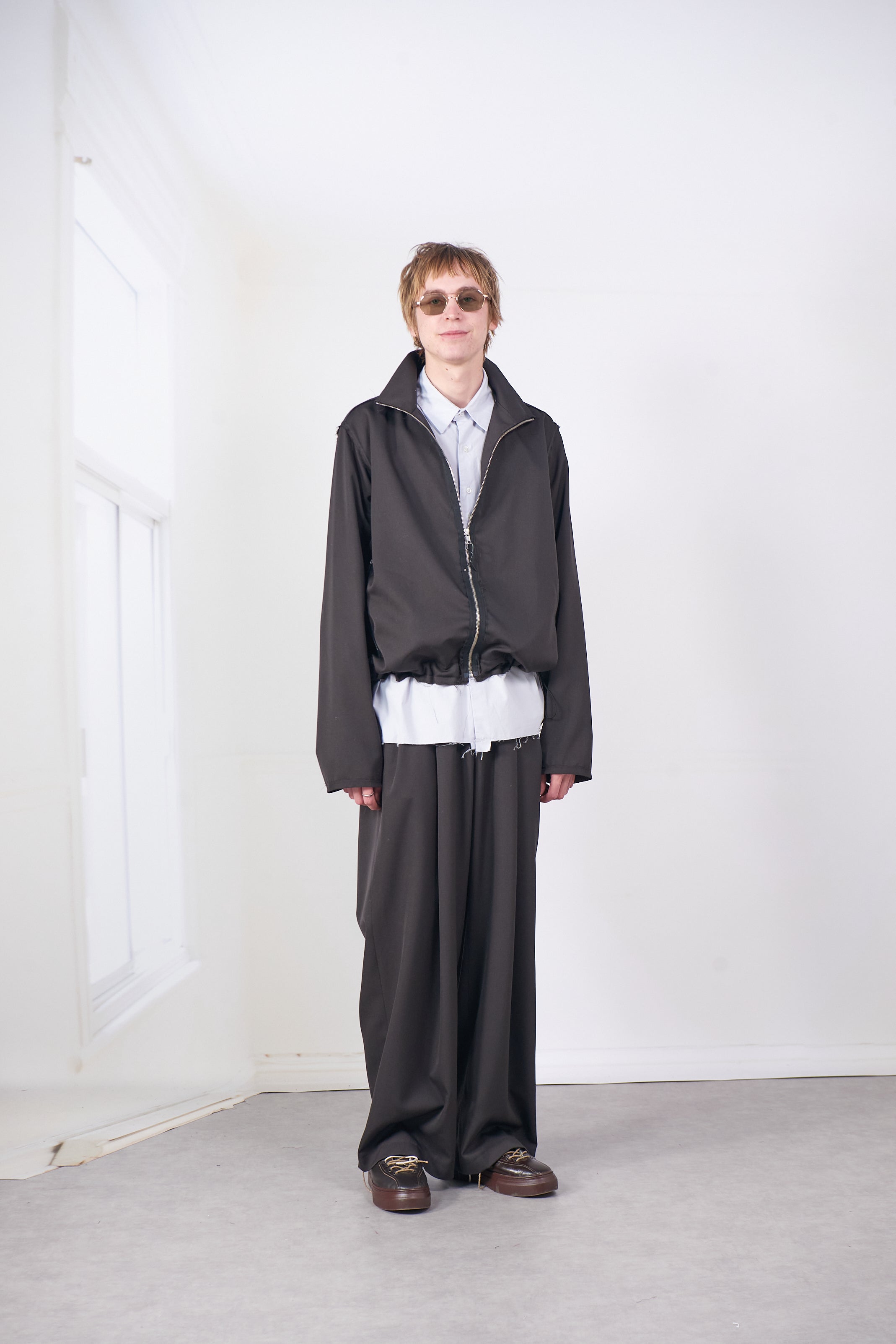 CF.20.09.02.01 TRACK JACKET WOOL faded black