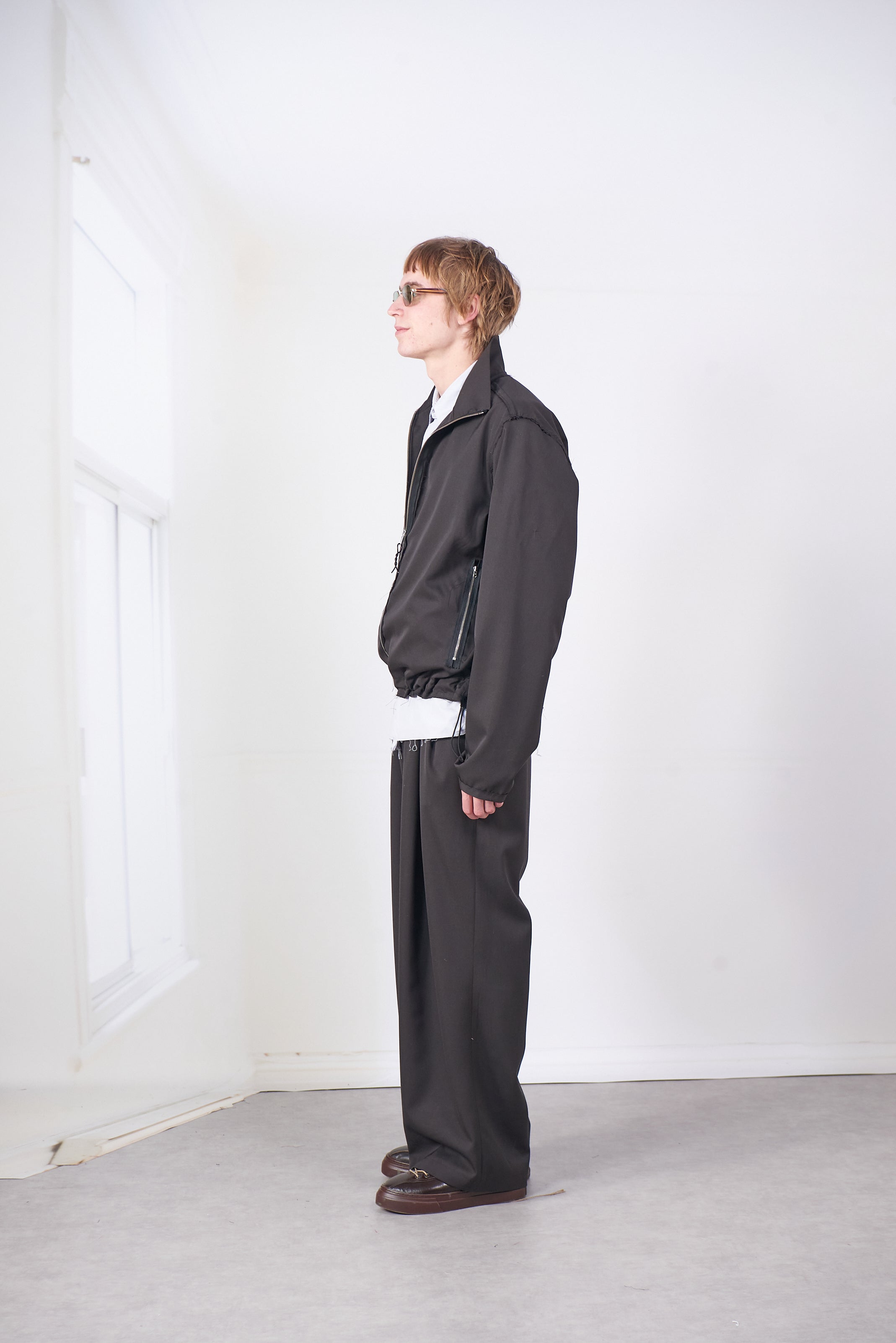 CF.20.09.02.01 TRACK JACKET WOOL faded black