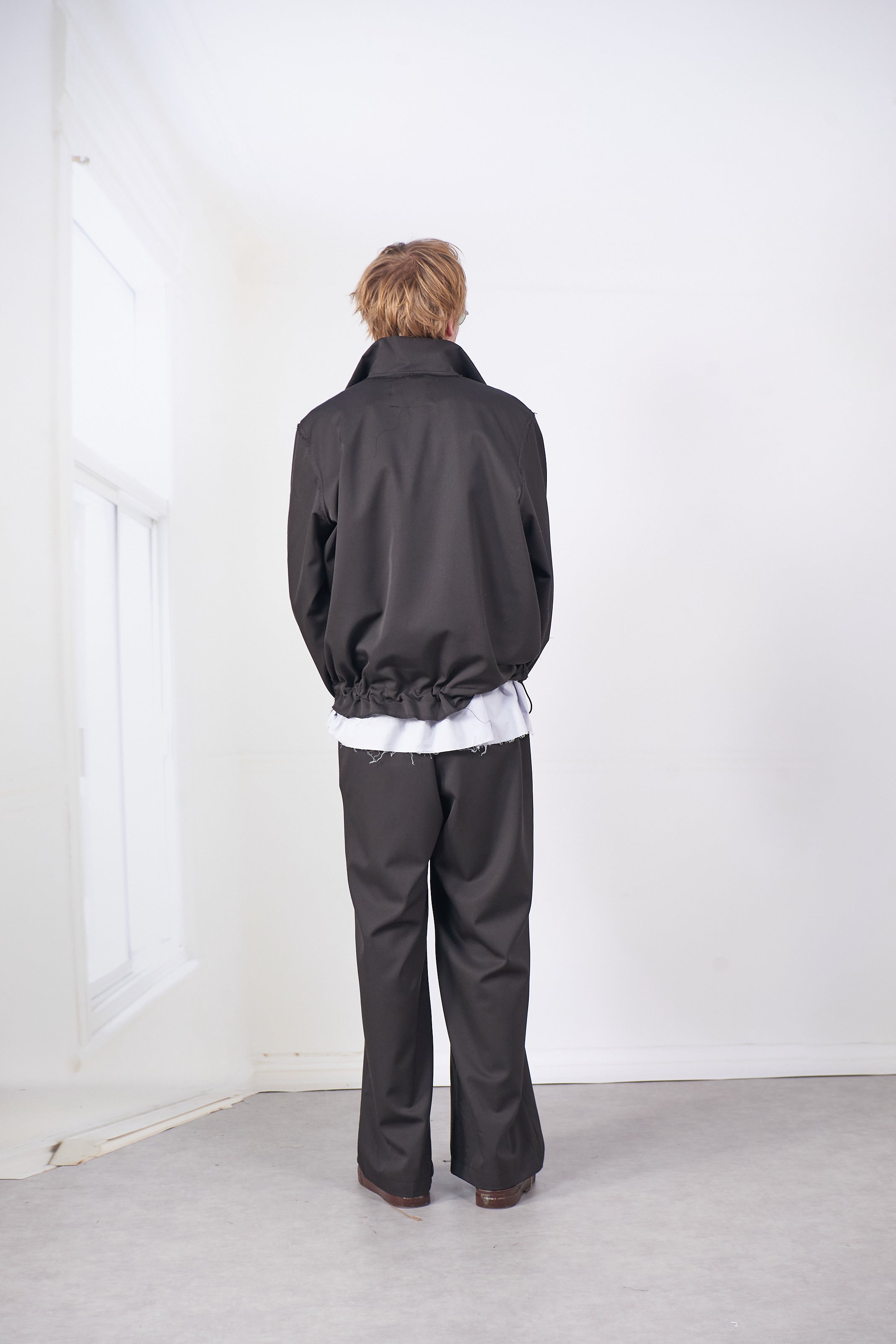 CF.20.09.02.01 TRACK JACKET WOOL faded black