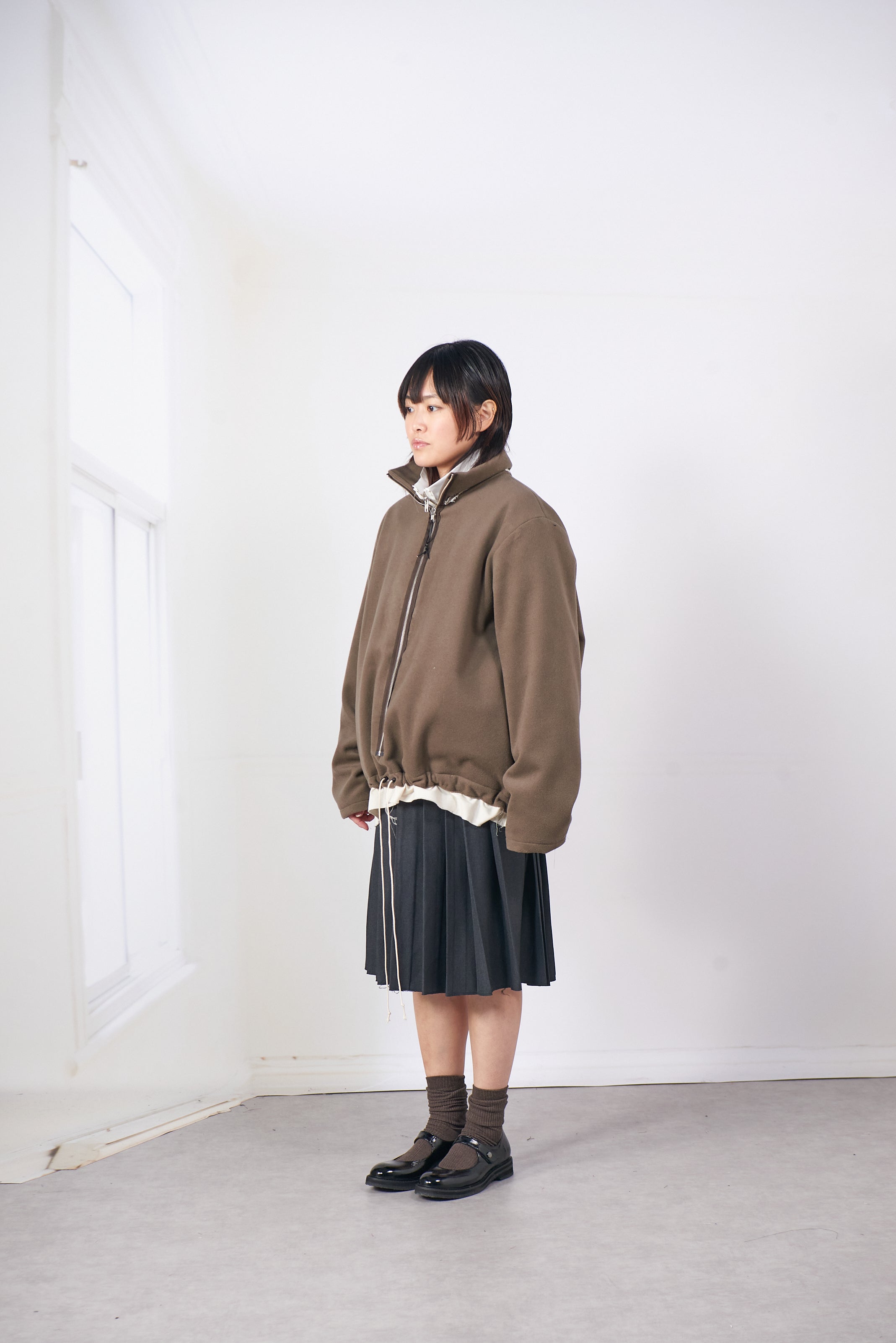 CF.20.09.03.01 FLEECE ANORAK taupe