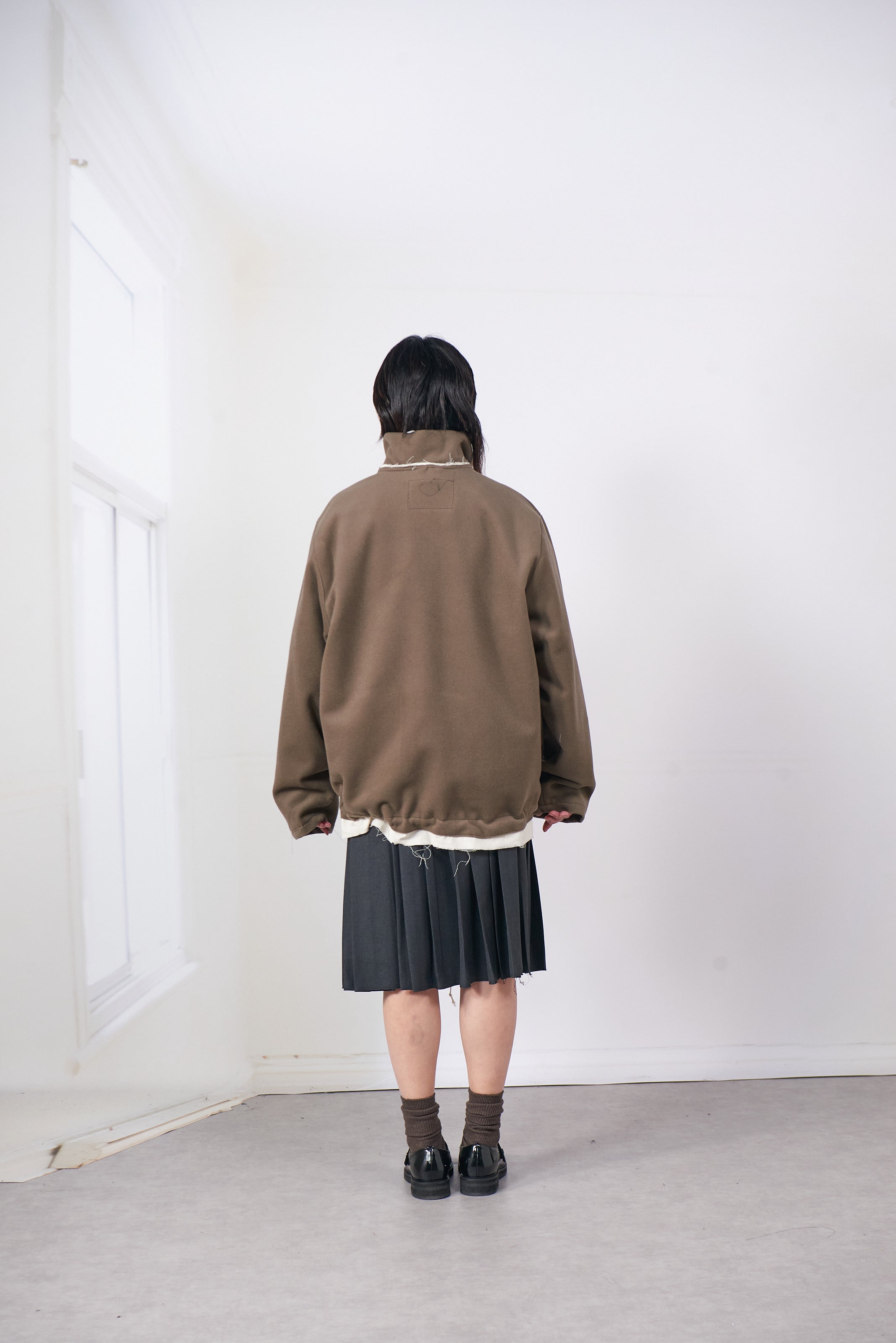 CF.20.09.03.01 FLEECE ANORAK taupe