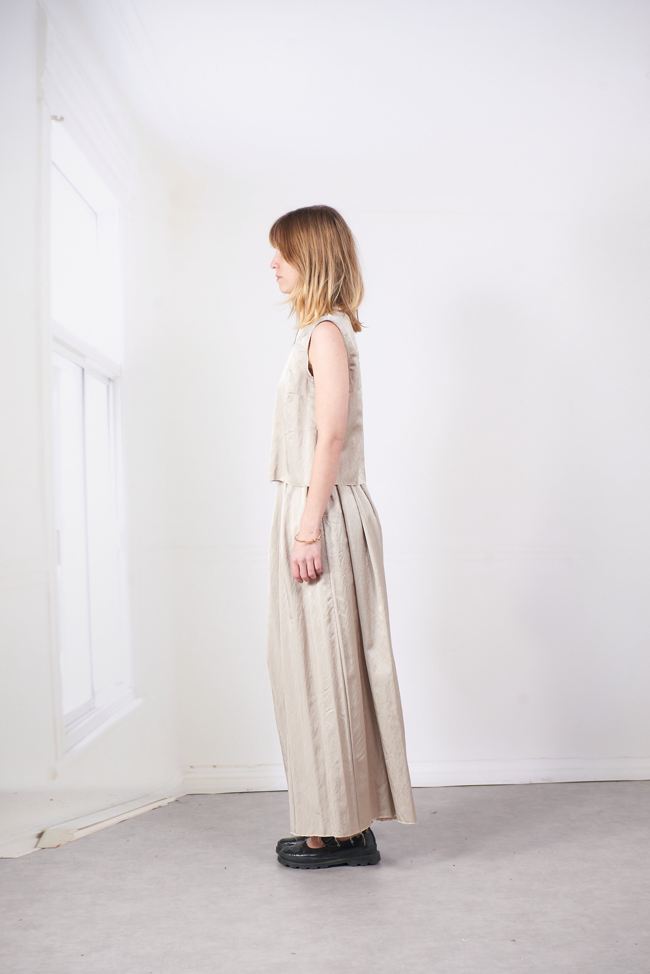 CF.20.07.04.03 TOPLESS DRESS champagne