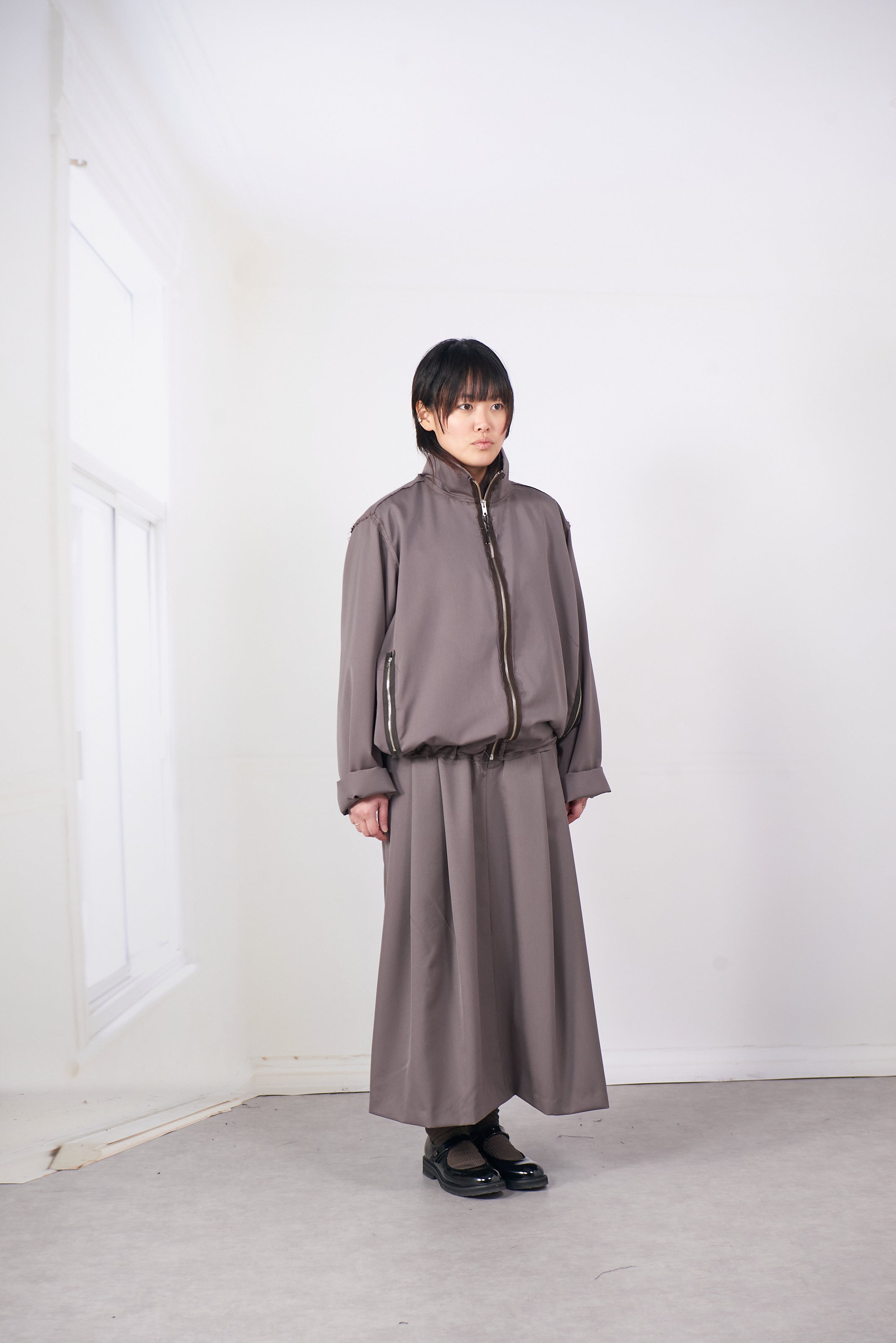 CF.20.09.02.01 TRACK JACKET WOOL taupe