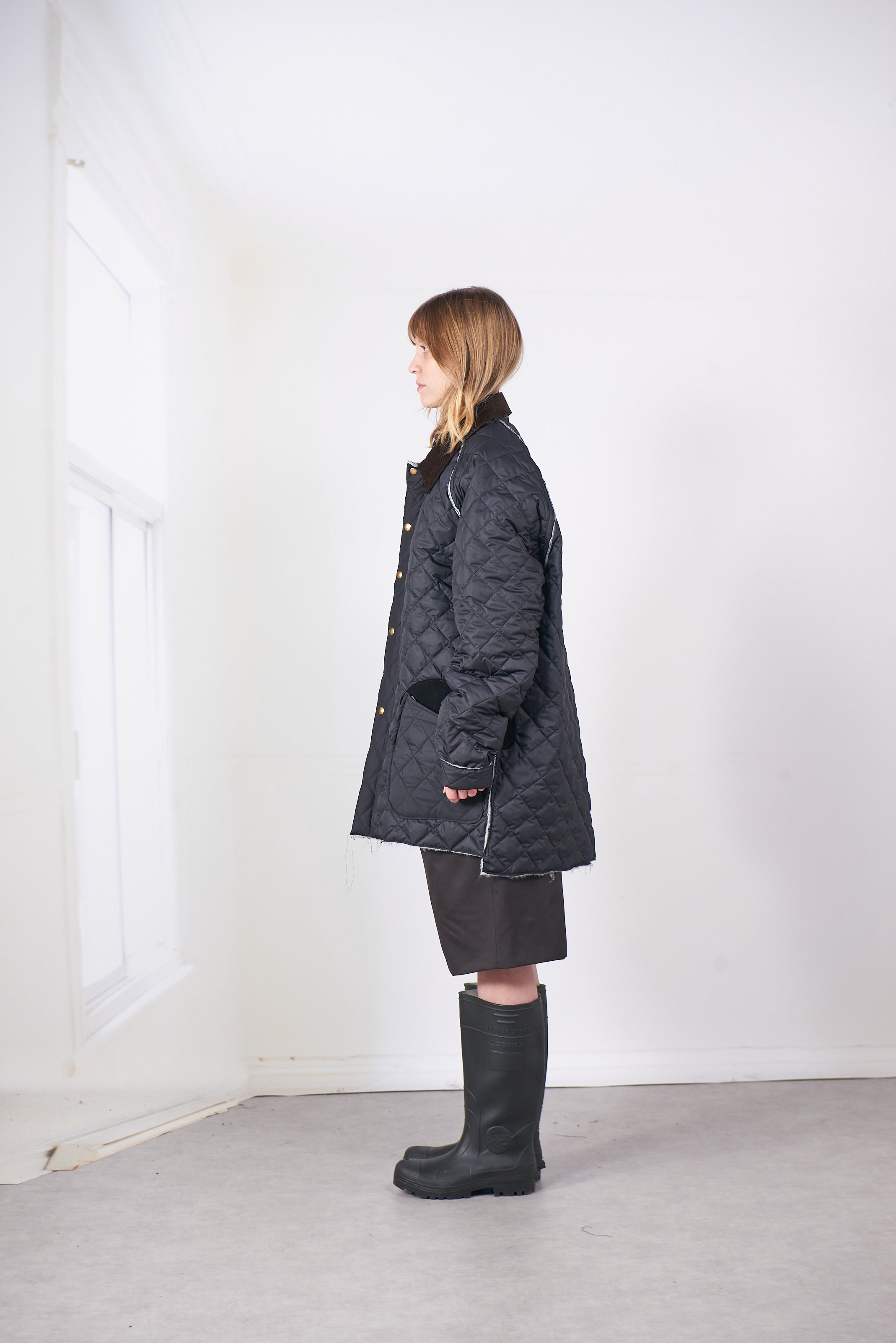 CF.20.10.04.01 QUILTED HUNTING JACKET black