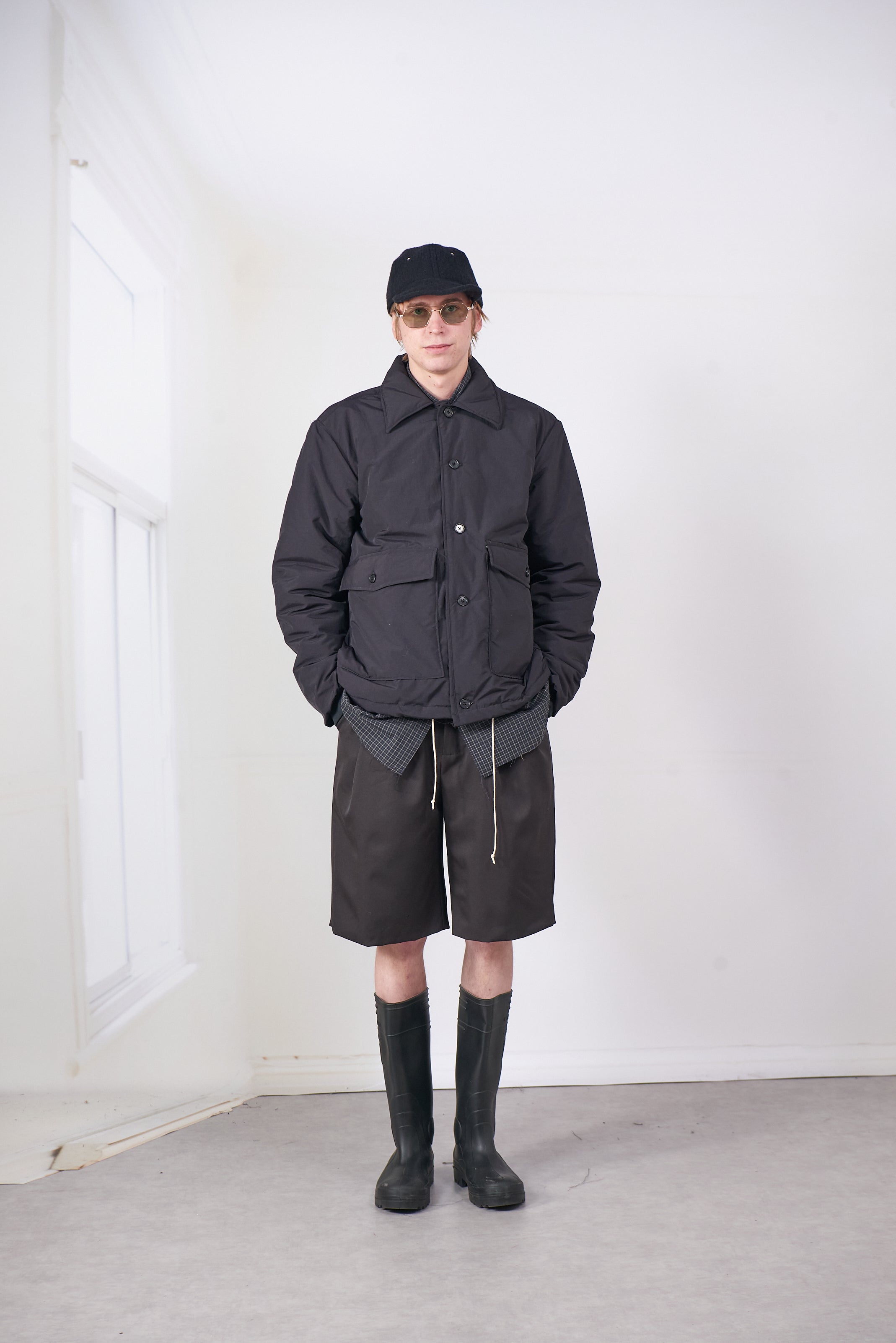 CF.20.10.01.01 PUFFED SIMPLE JACKET black