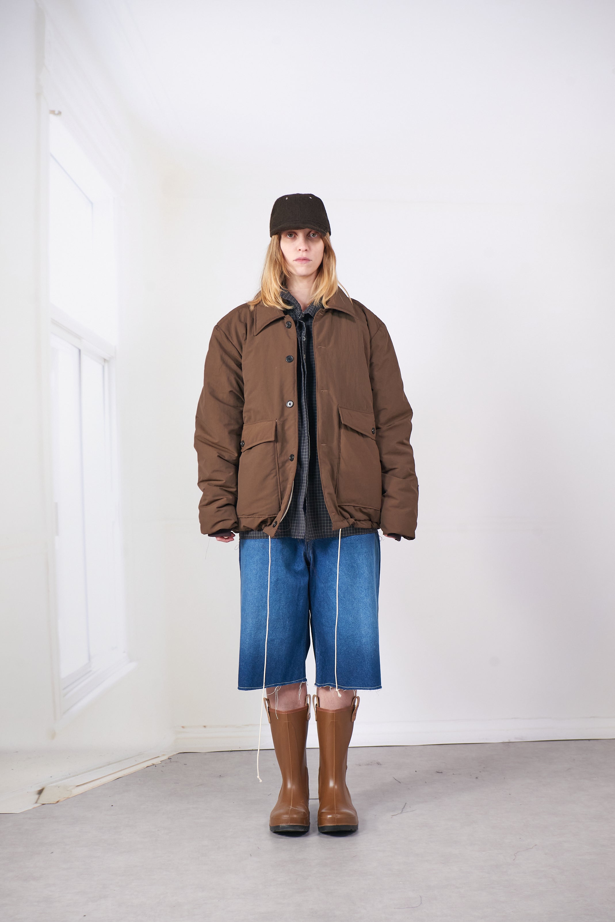 CF.20.10.01.01 PUFFED SIMPLE JACKET brown