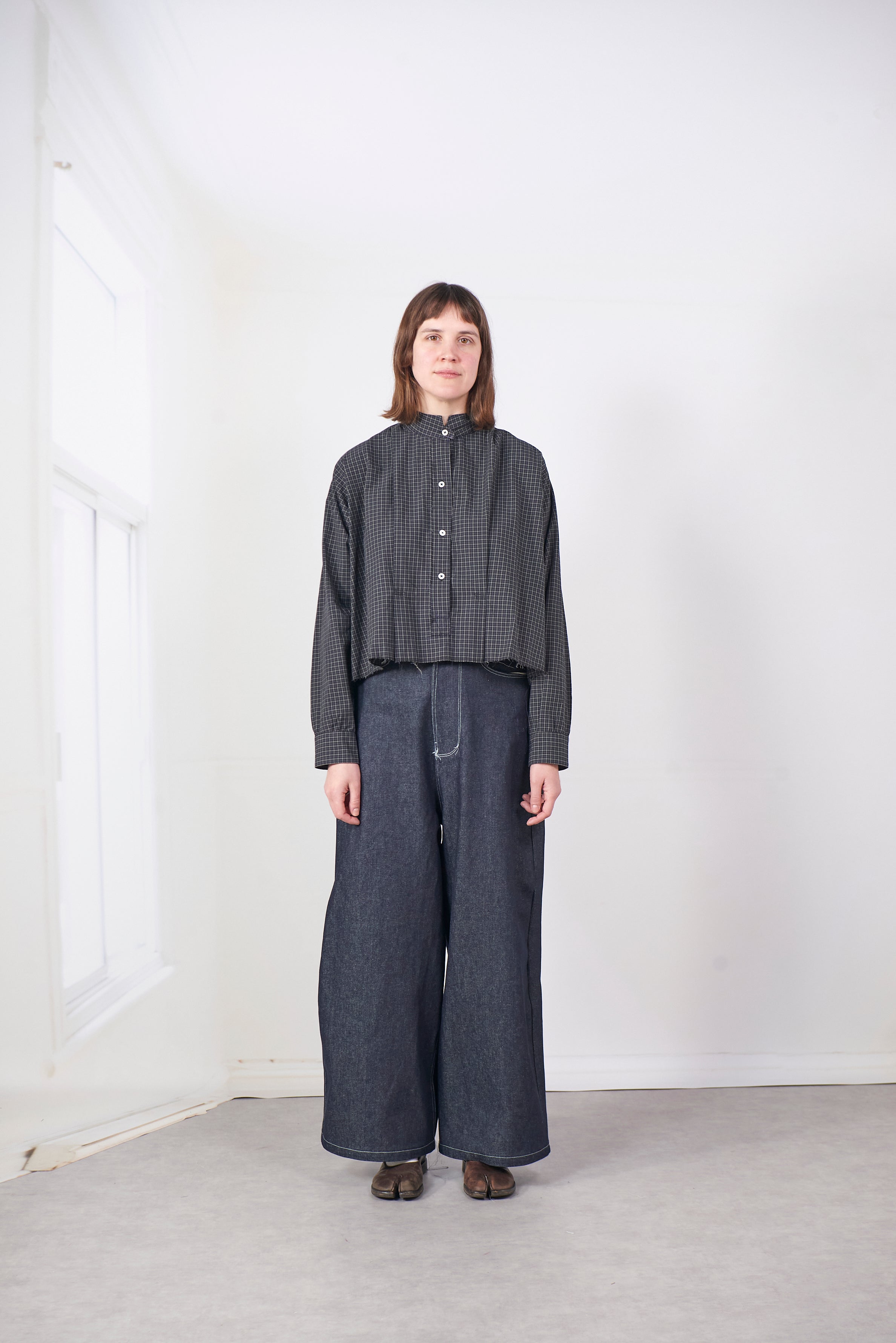 CF.20.04.05.02 ANORAK SHIRT black check