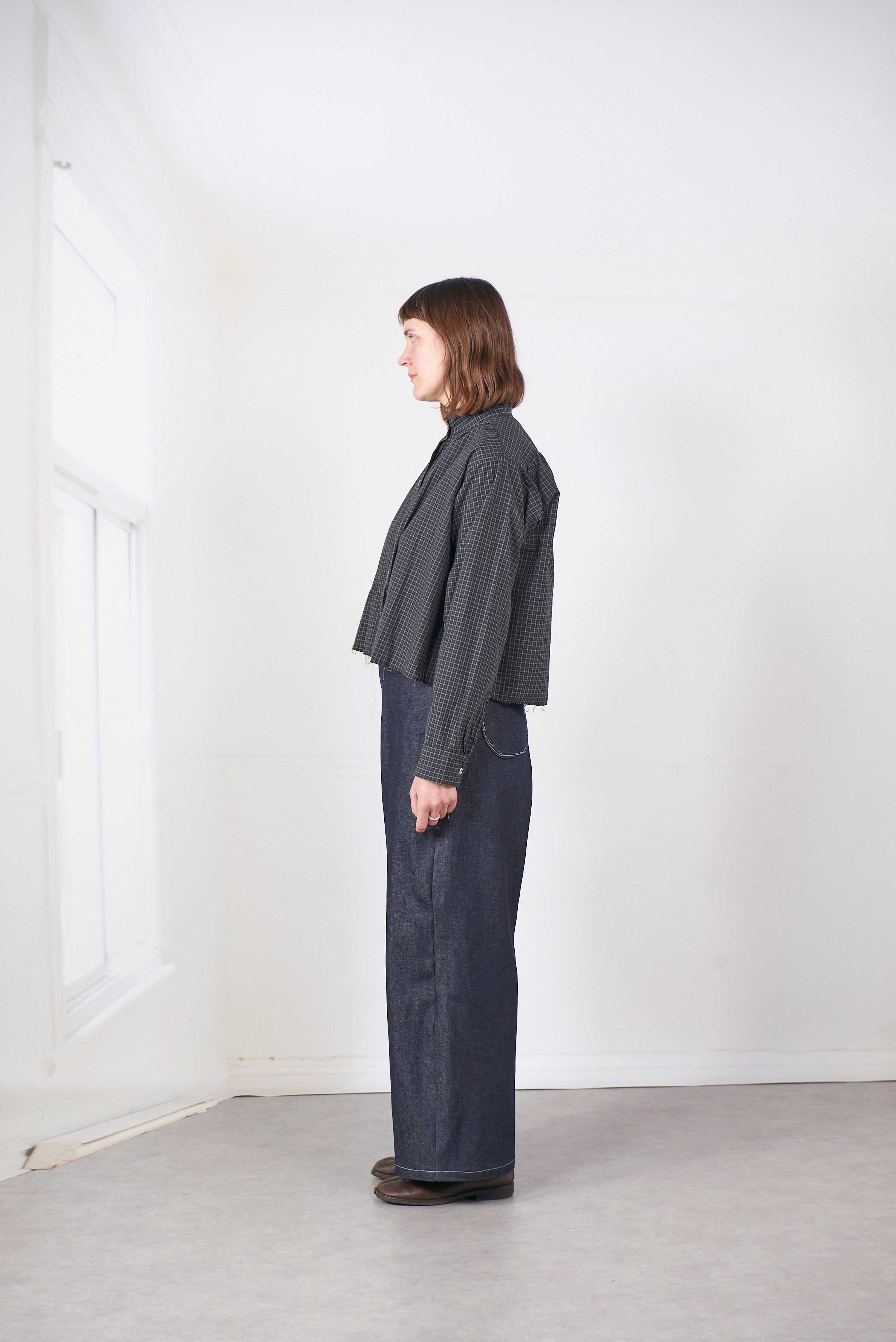 CF.20.04.05.02 ANORAK SHIRT black check
