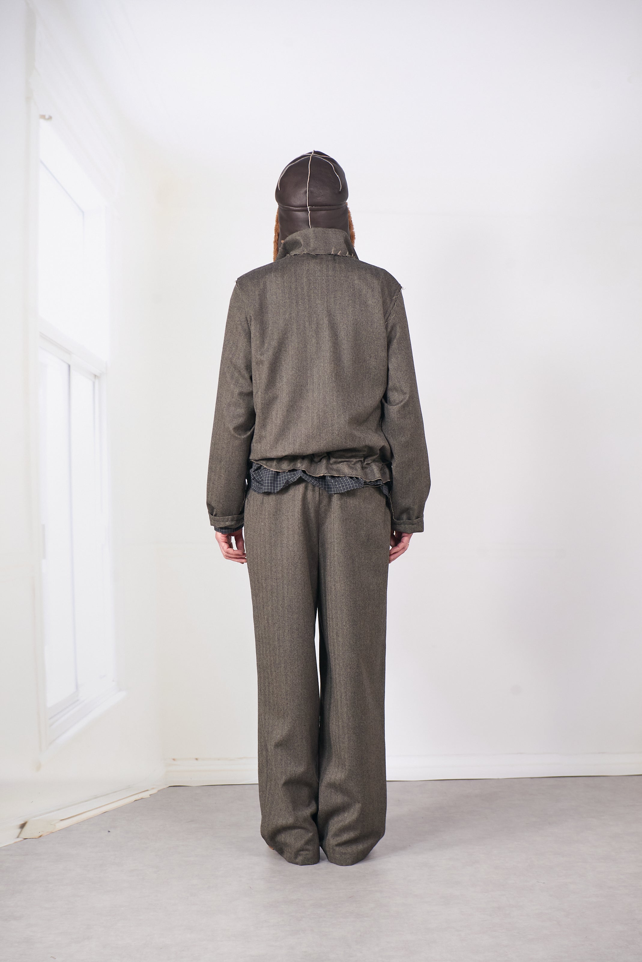 CF.20.09.02.02 TRACK JACKET WOOL herringbone