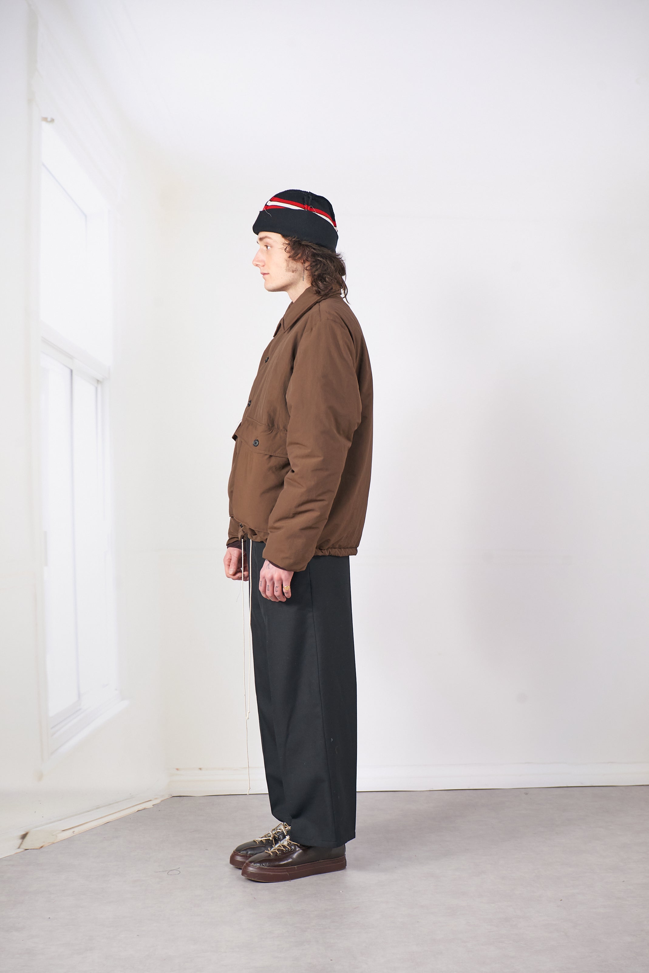 CF.20.10.01.01 PUFFED SIMPLE JACKET brown