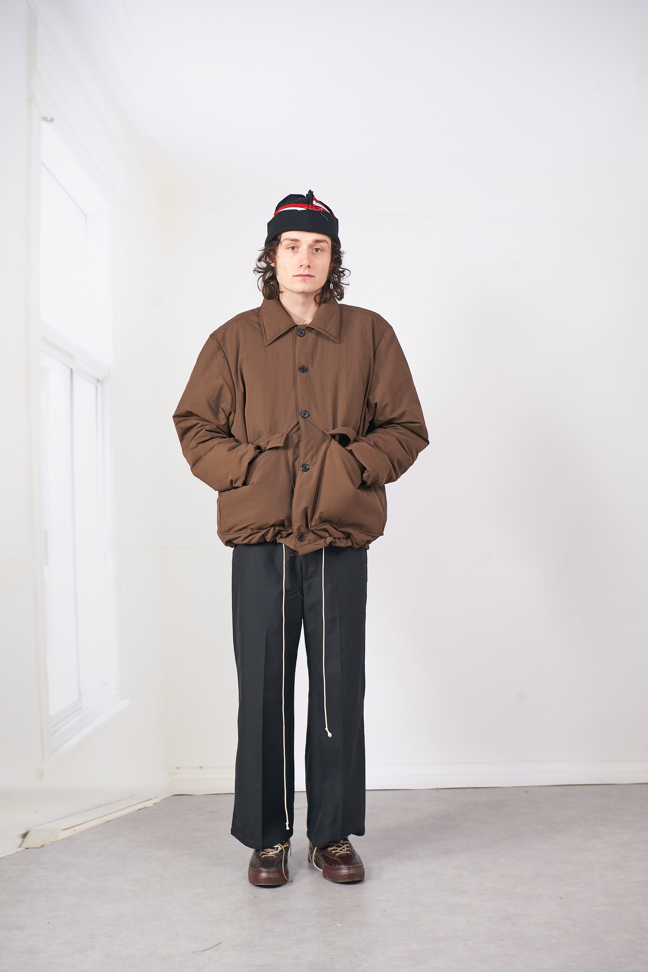 CF.20.10.01.01 PUFFED SIMPLE JACKET brown