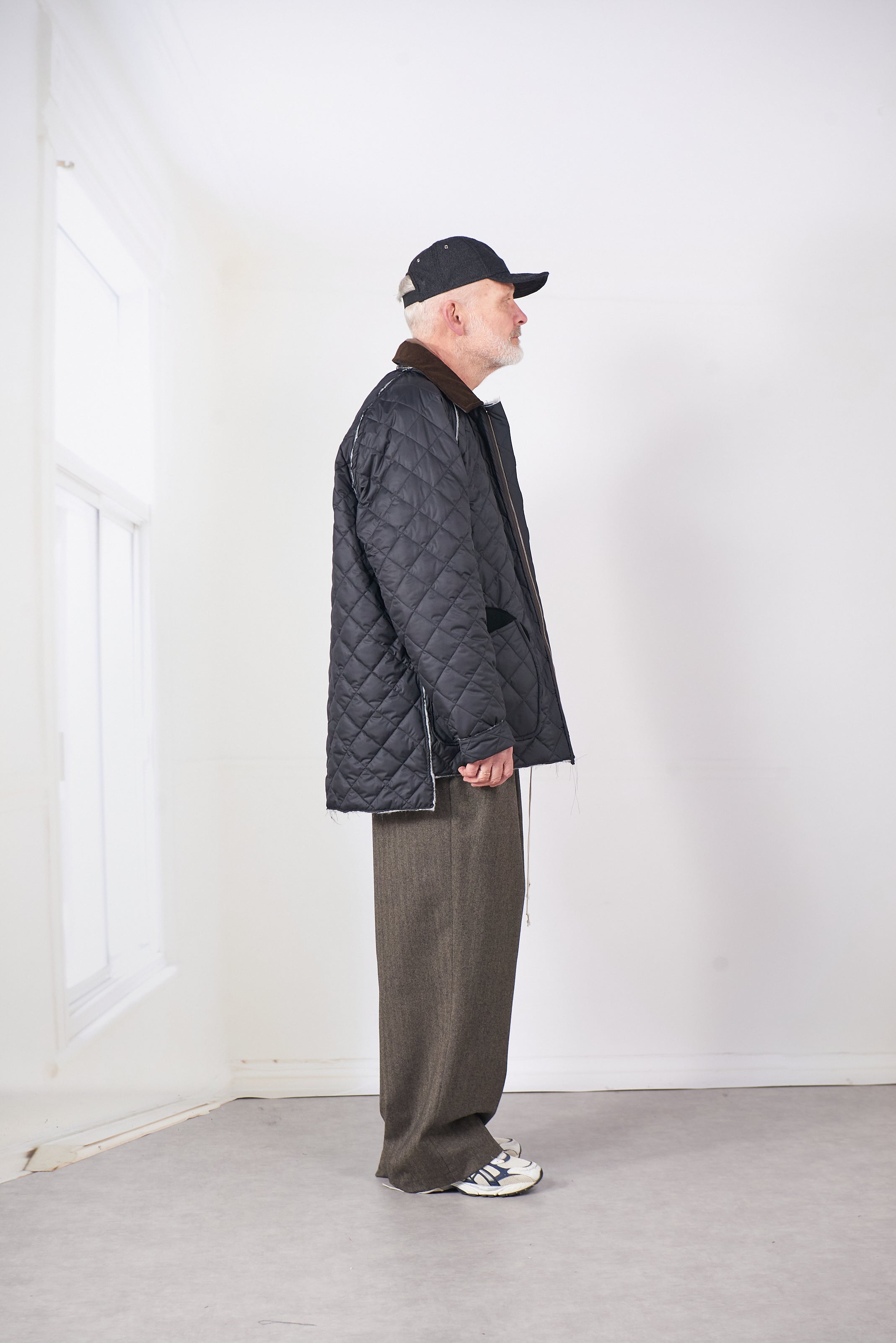 CF.20.10.04.01 QUILTED HUNTING JACKET black
