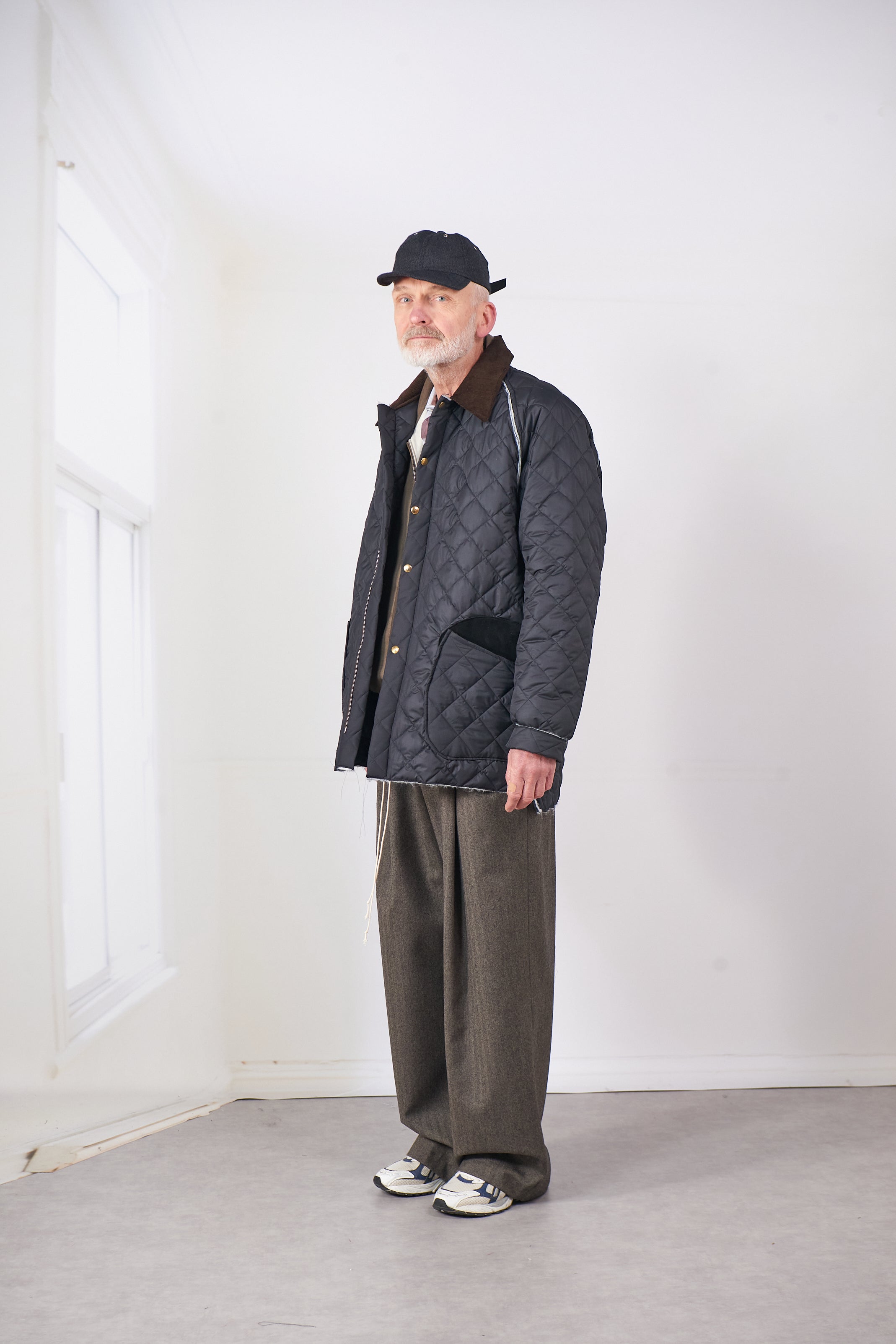 CF.20.10.04.01 QUILTED HUNTING JACKET black