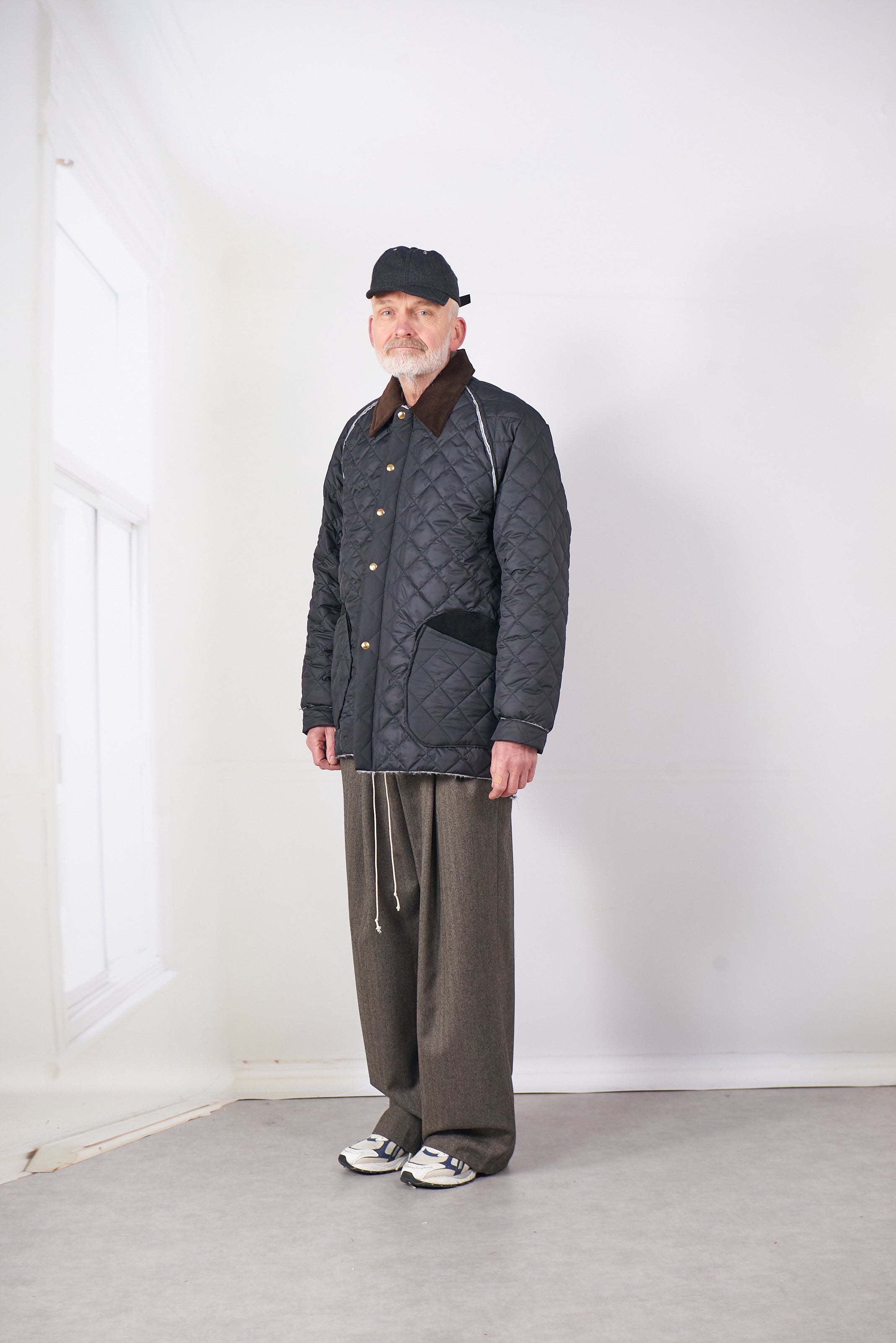 CF.20.10.04.01 QUILTED HUNTING JACKET black