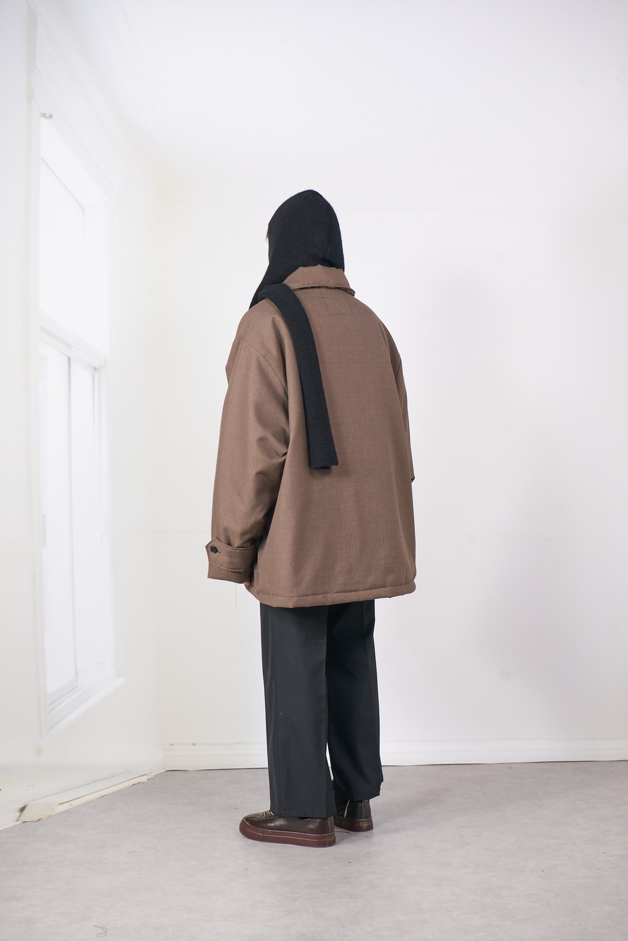 CF.20.10.03.01 PADDED PEACOAT MACK brown