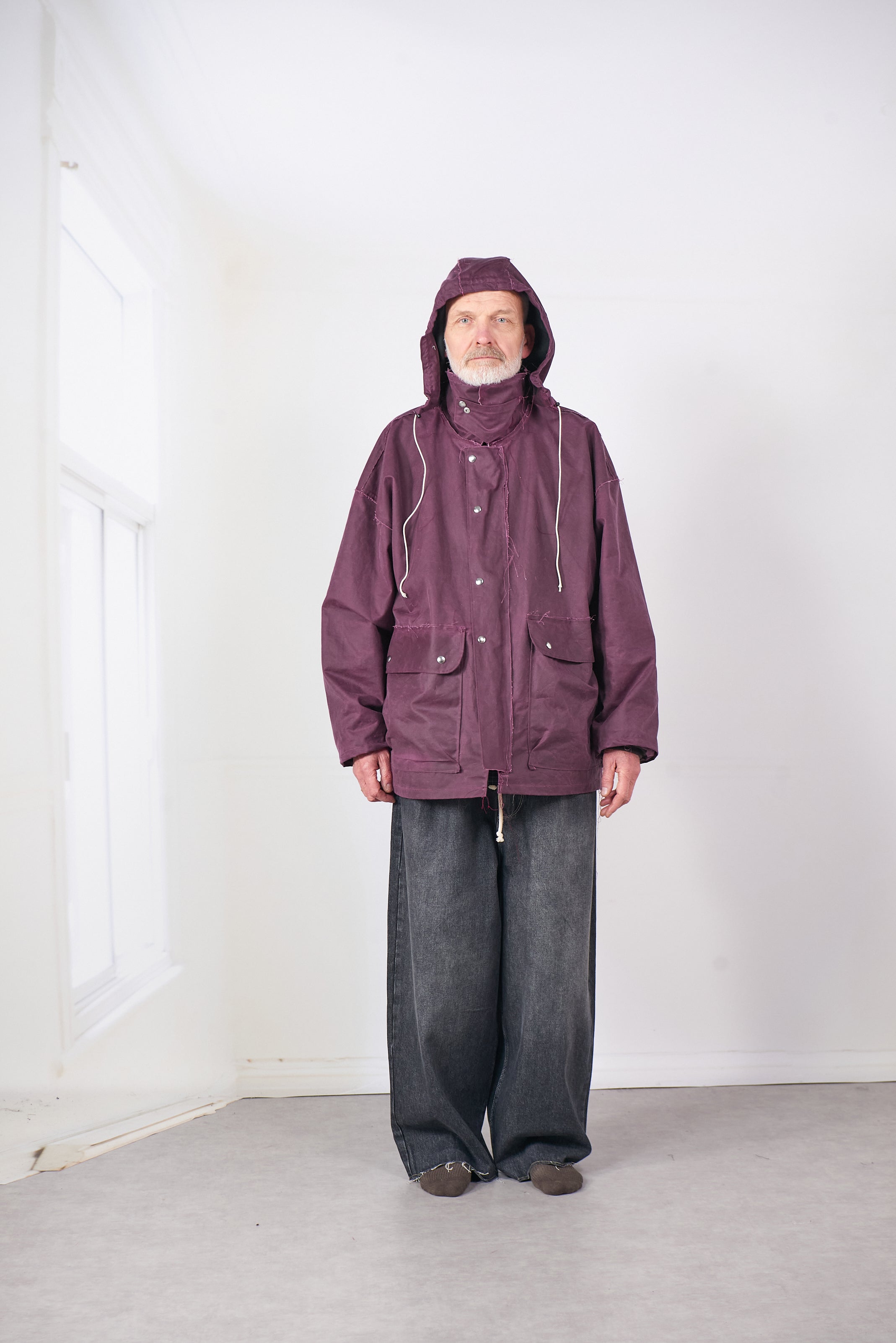 ジャケット・アウター Camiel Fortgens 23AW Researched Coat M CF.20.10.05.01 OUTDOOR HUNTING JACKET PURPLE – Camiel Fortgens