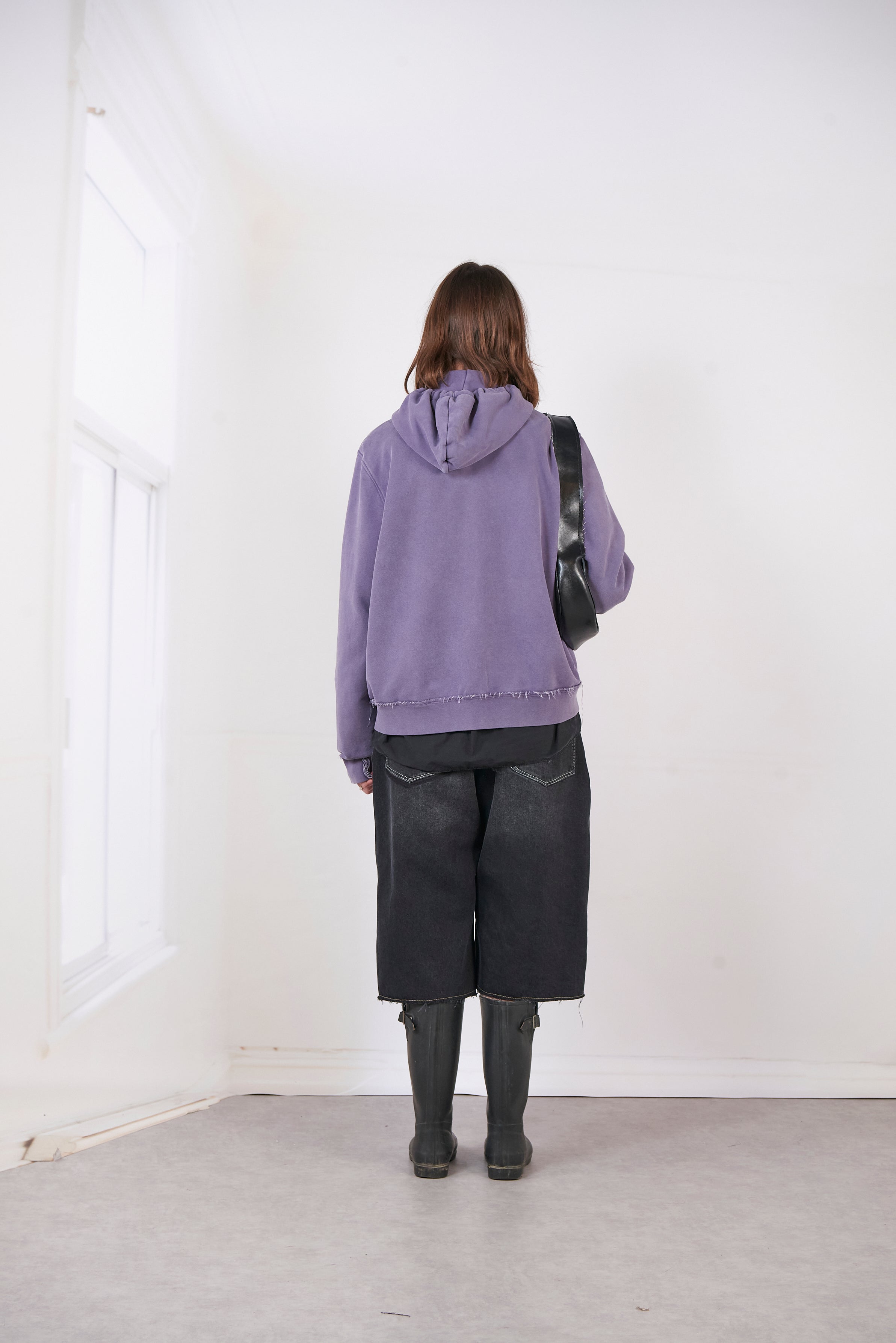 CF.20.02.01.01 FITTED ZIP HOODIE dark purple