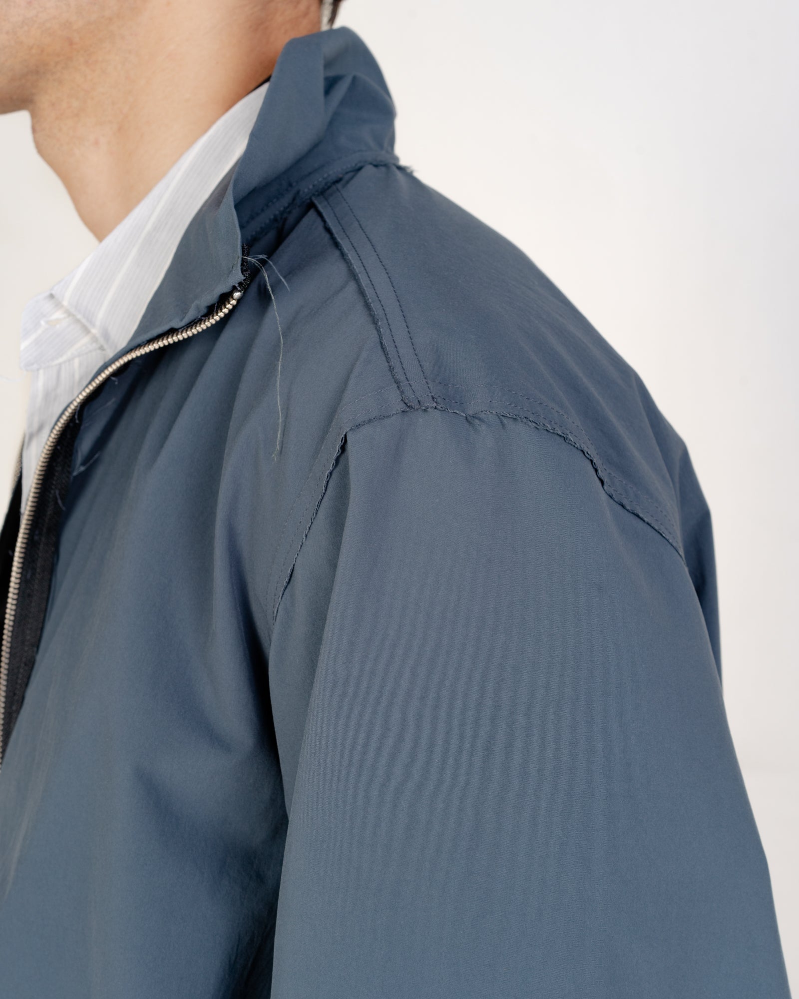 CF.21.09.02.01 TRACK JACKET technical nylon petrol