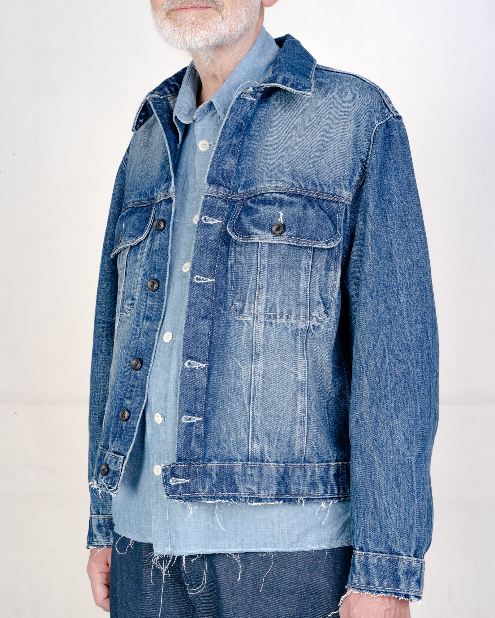 CF.21.15.01.03 TRUCKER DENIM JACKET vintage wash denim vintage wash