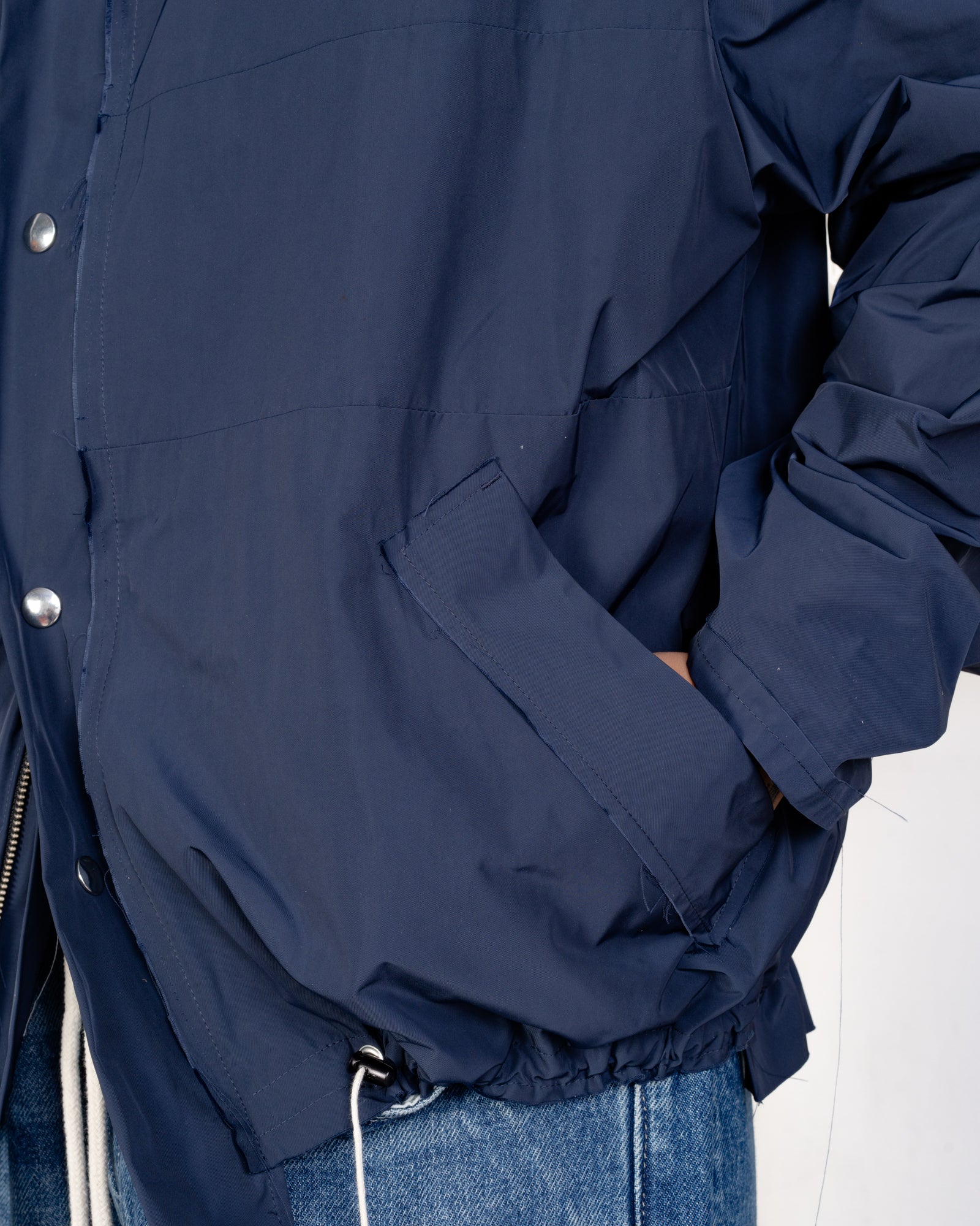 CF.21.09.01.02 SIMPLE JACKET technical twill navy – Camiel Fortgens