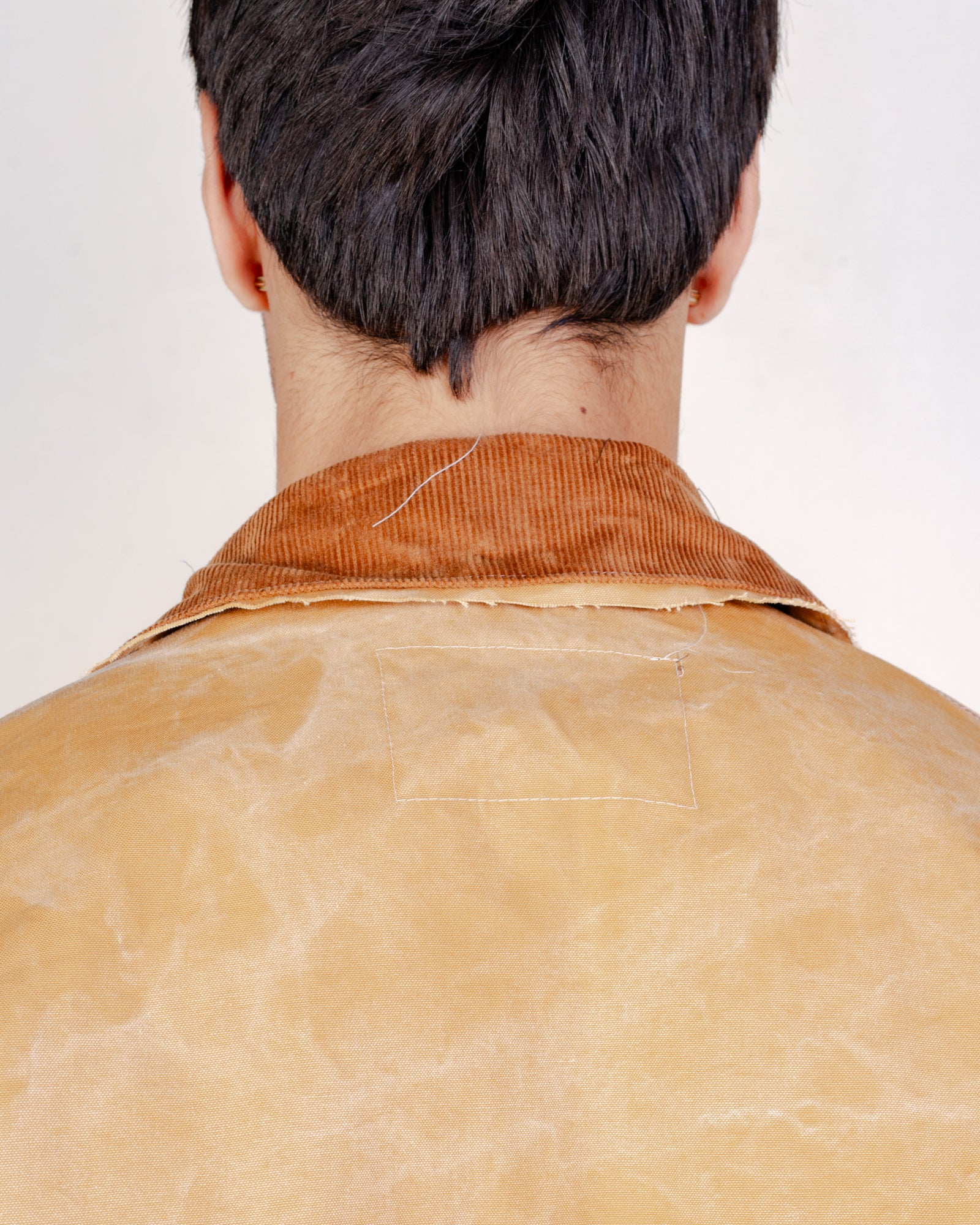 CF.21.10.01.01 WORKER JACKET washed canvas sand vintage wash