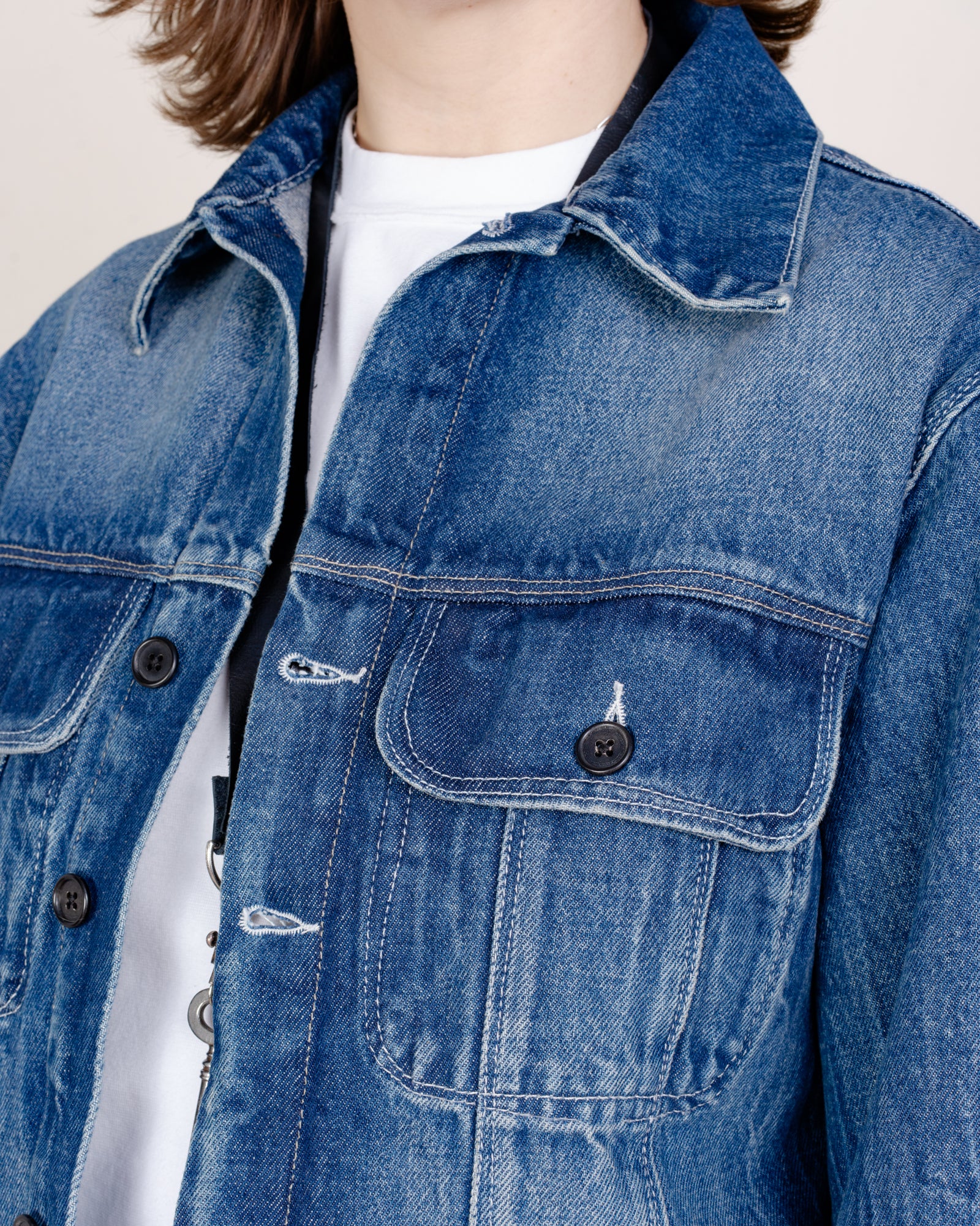 CF.21.15.01.03 TRUCKER DENIM JACKET vintage wash denim vintage wash