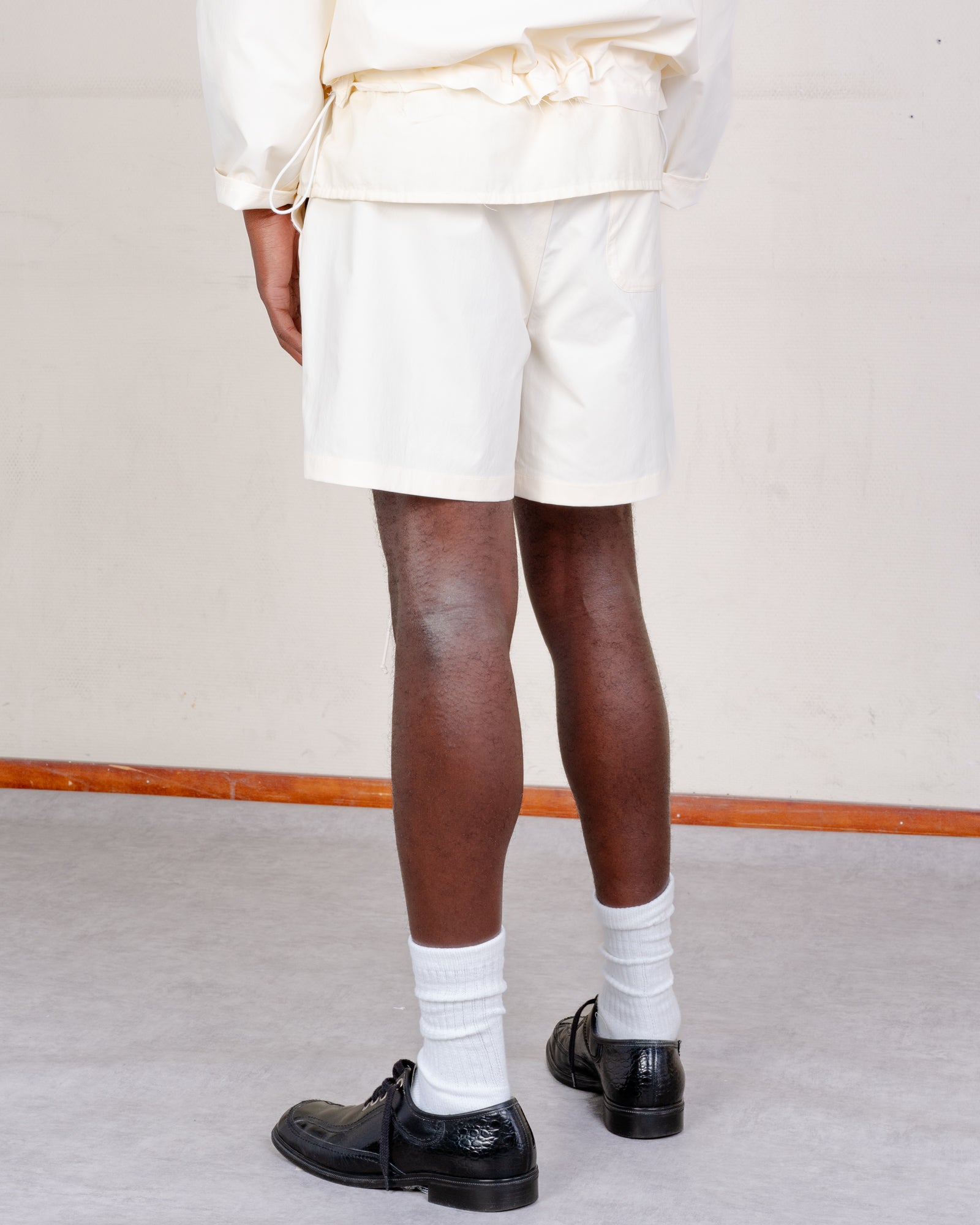 CF.21.13.01.06 KNEE SHORTS technical nylon light yellow – Camiel