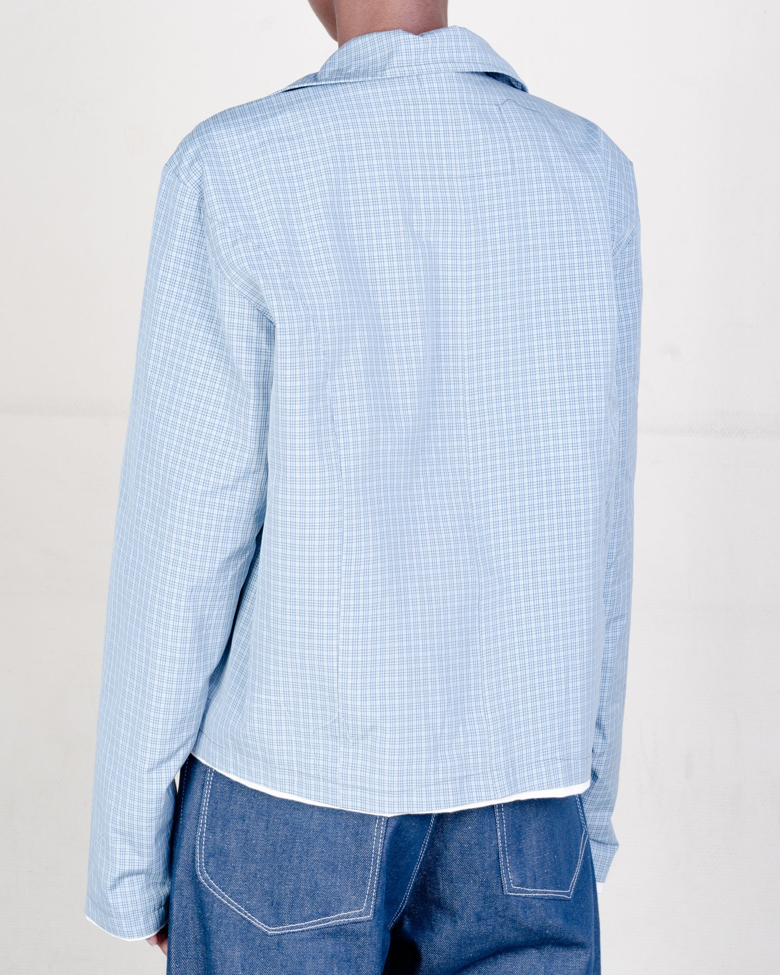CF.21.09.06.01 FITTED ZIP JACKET check – Camiel Fortgens