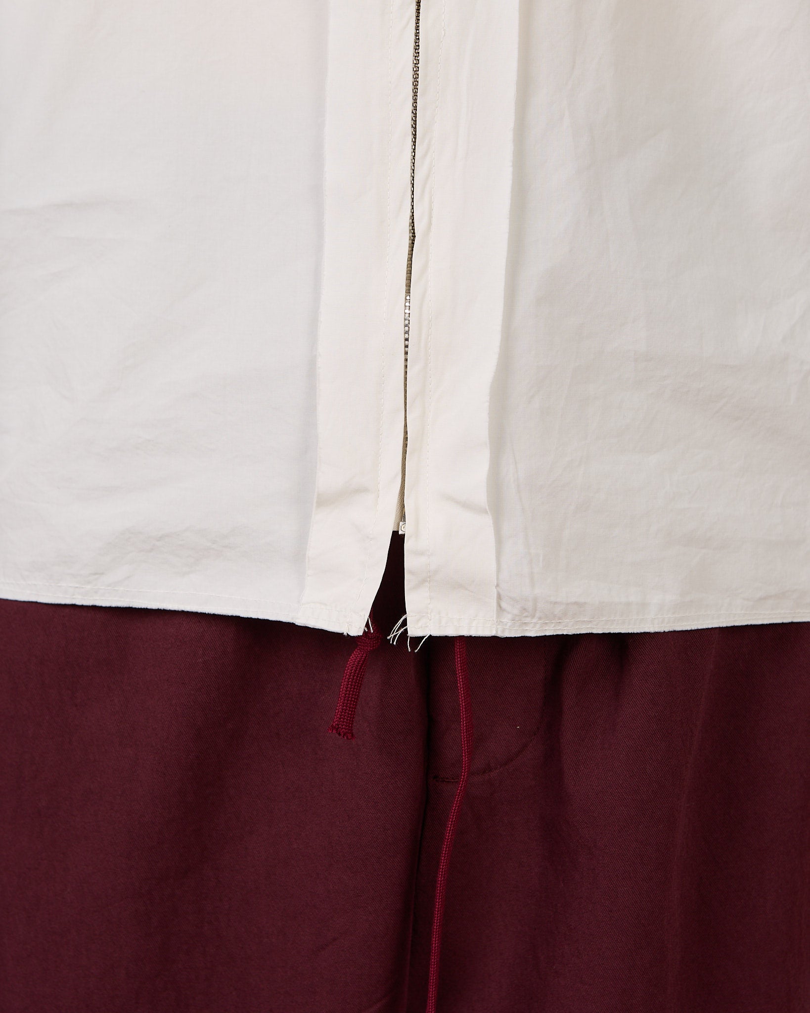 CF.23.04.01.01 SS - ZIP SHIRT papertouch shirting lily white
