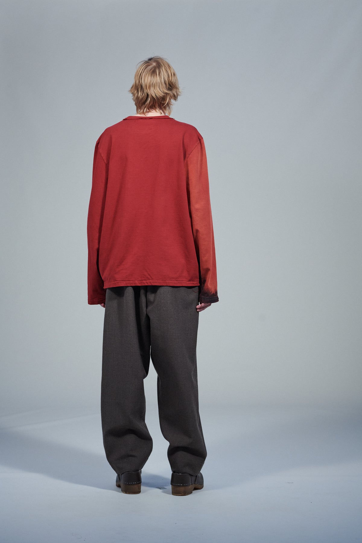 CF.22.01.04.04 PAINTED BIG TEE LS heavy jersey red/black