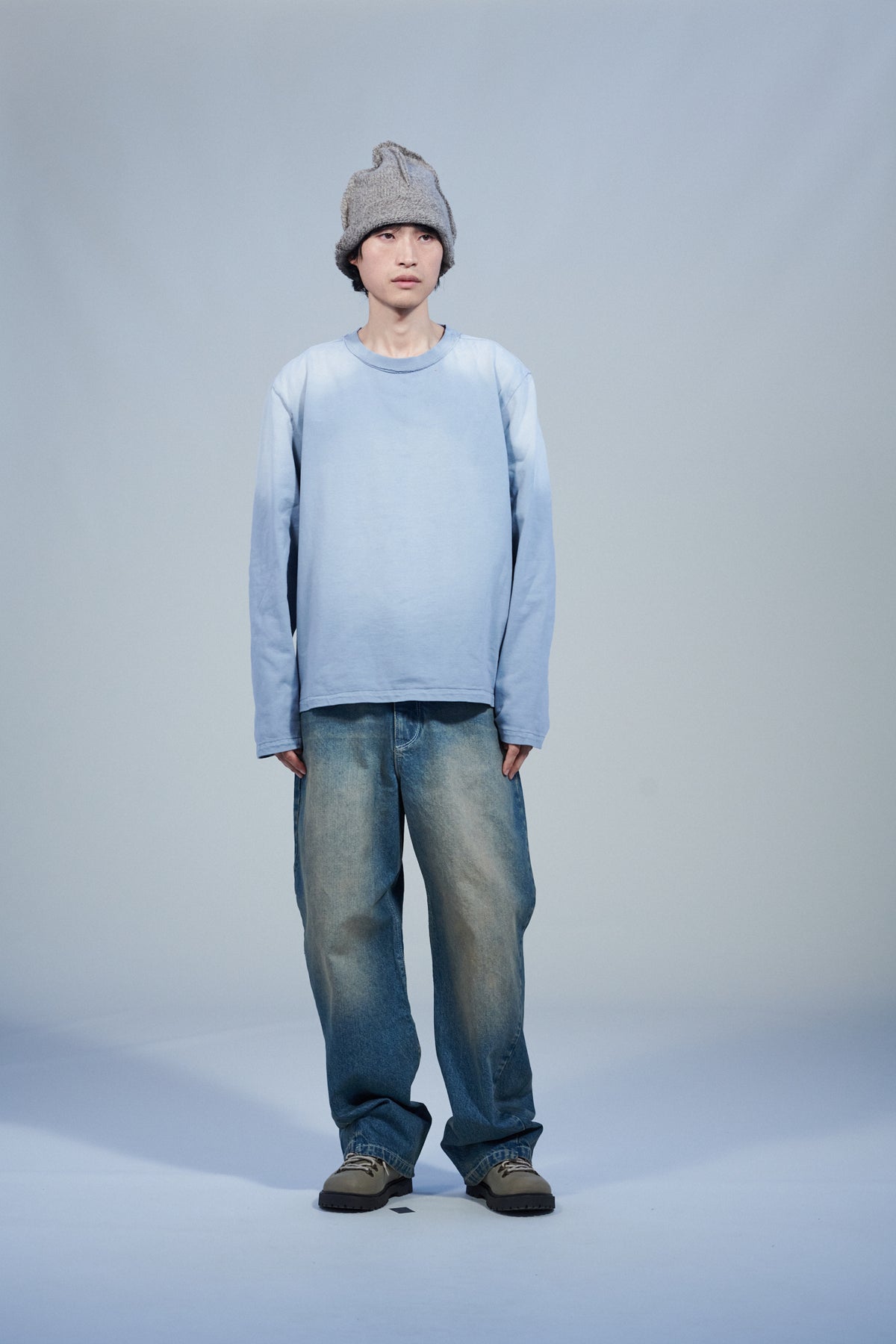 CF.22.01.04.02 BIG TEE LS heavy jersey vintage light grey