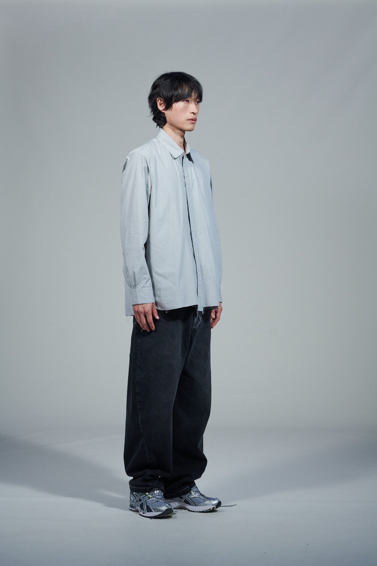 CF.22.04.02.01 NORMAL SHIRT cotton shirting light grey