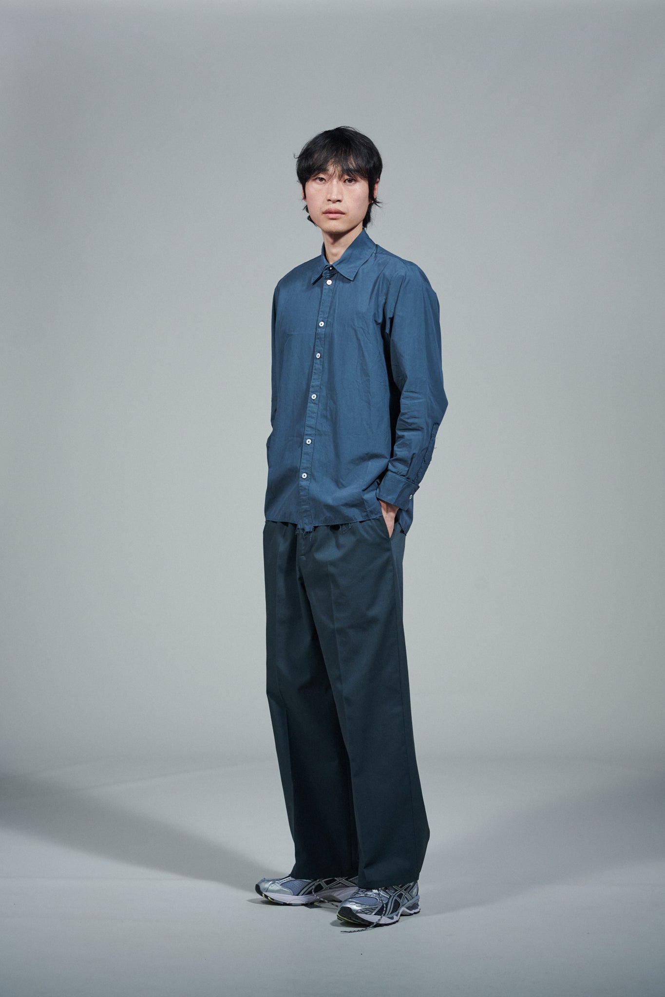 CF.22.04.02.02 NORMAL SHIRT cotton shirting grey