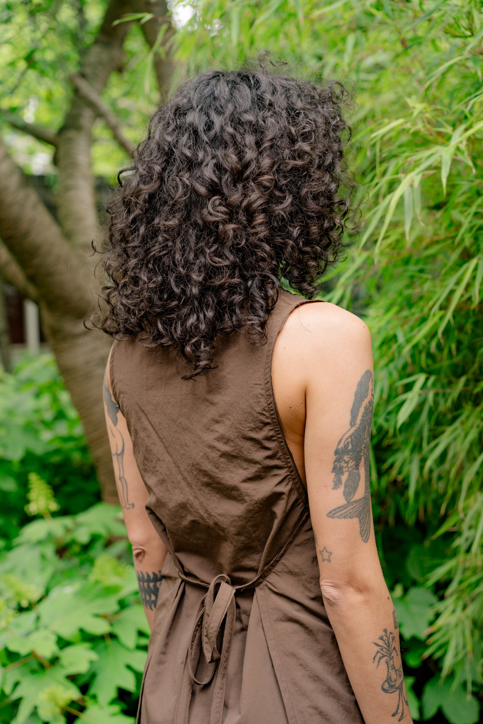 CF.19.08.01.02 WRAP DRESS brown – Camiel Fortgens