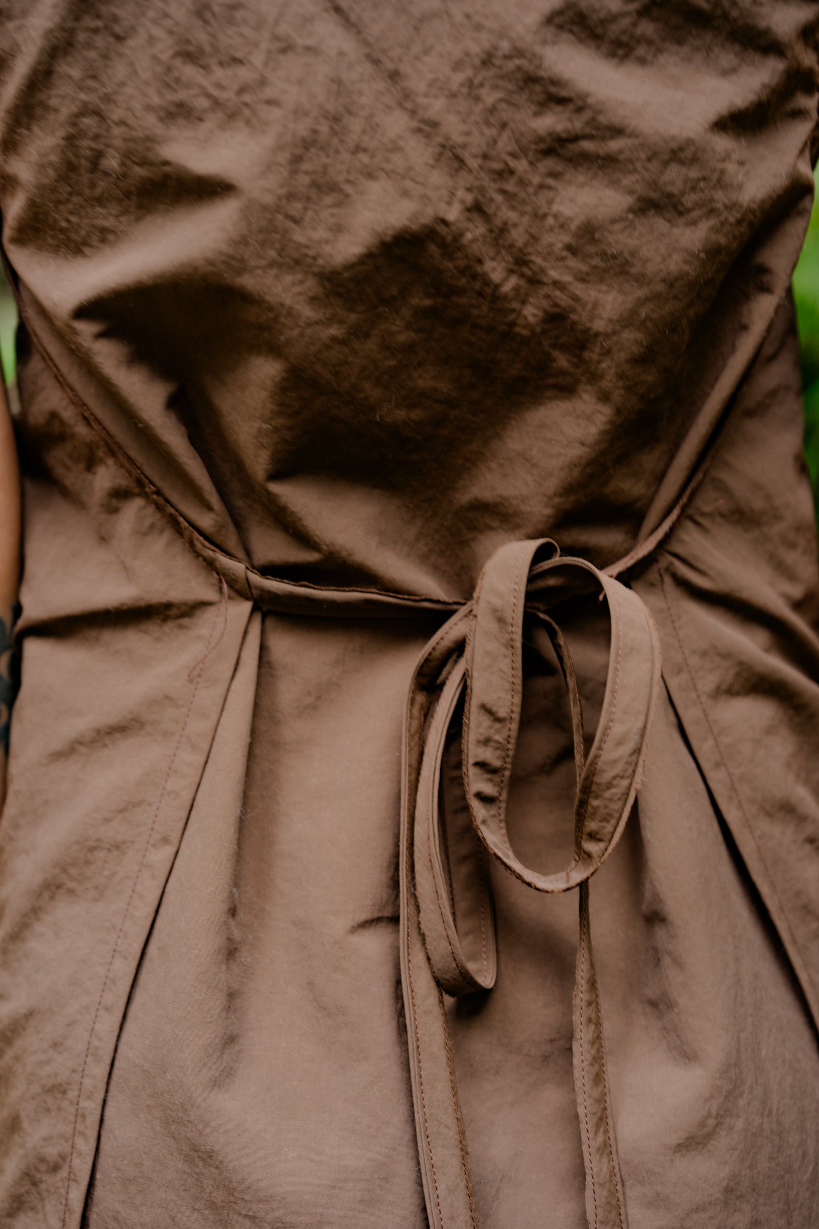 【最終】CAMIEL FORTGENS 19AW short dress CF.19.08.01.02 WRAP DRESS brown – Camiel Fortgens