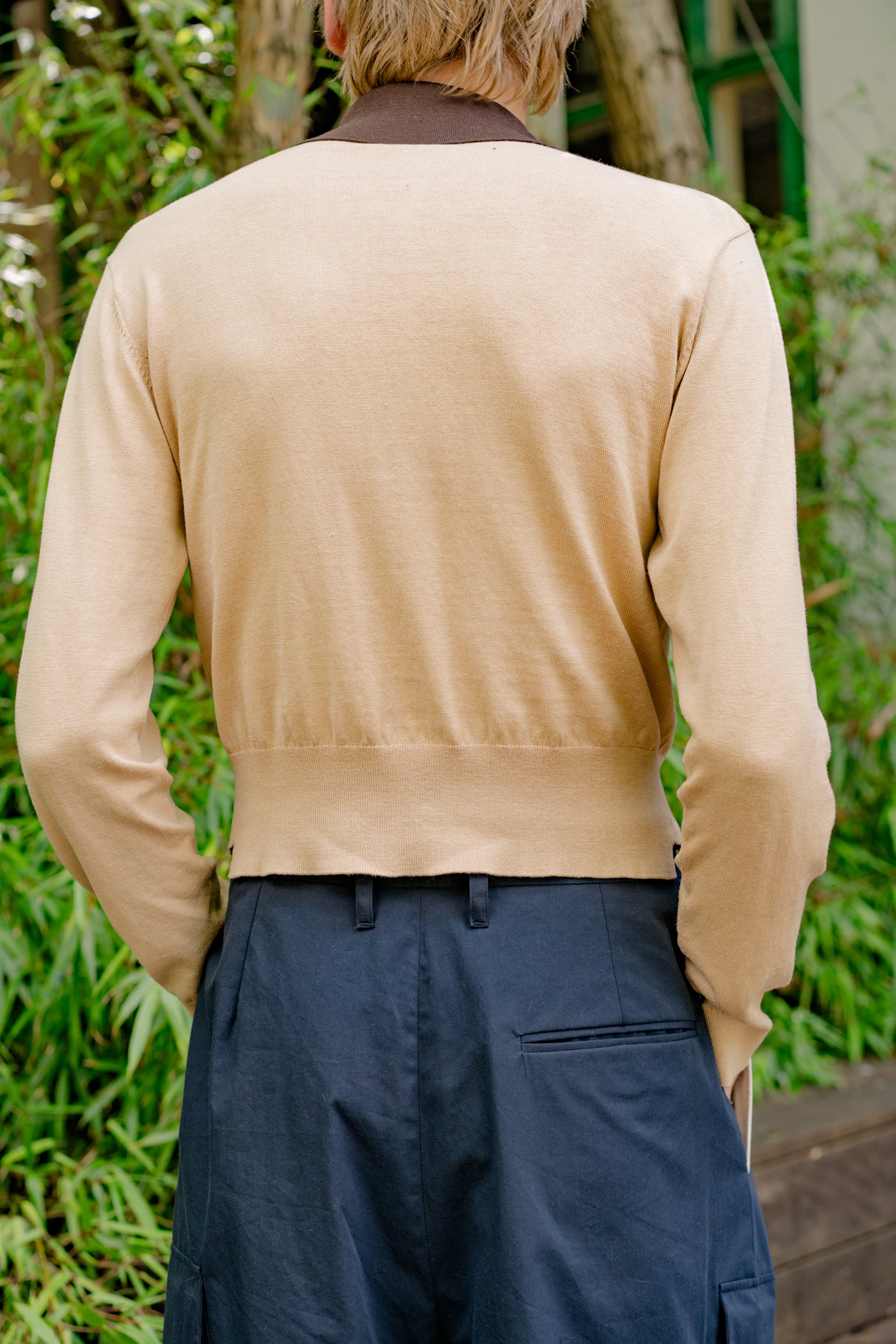 トップス camiel fortgens 70s vast Camiel Fortgens 70S Cardigan, Sand & Brown – Glasswing