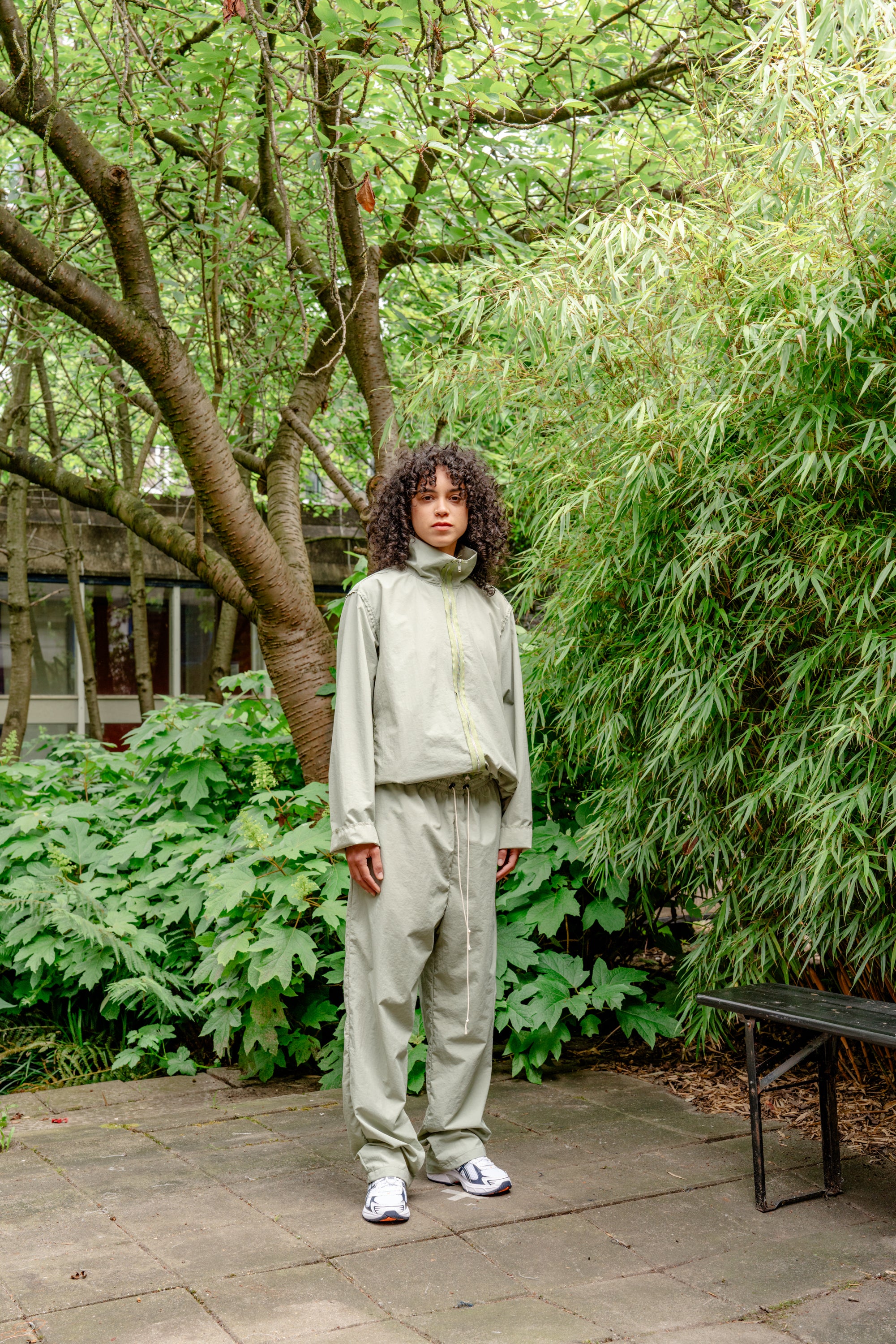 CF.19.09.02.01 TRACK JACKET TECH green – Camiel Fortgens