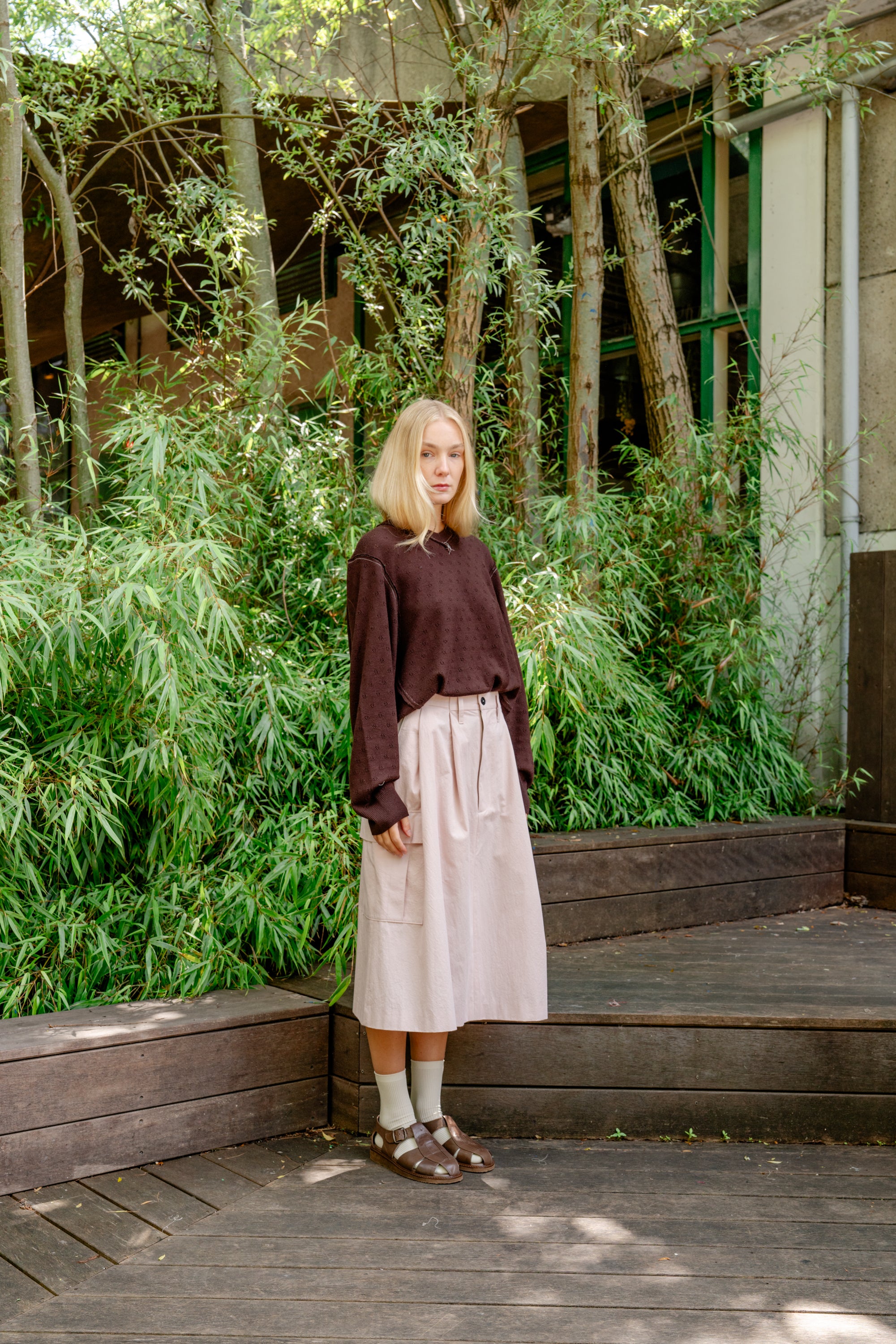 CF.19.07.01.02 CARGO SKIRT pink